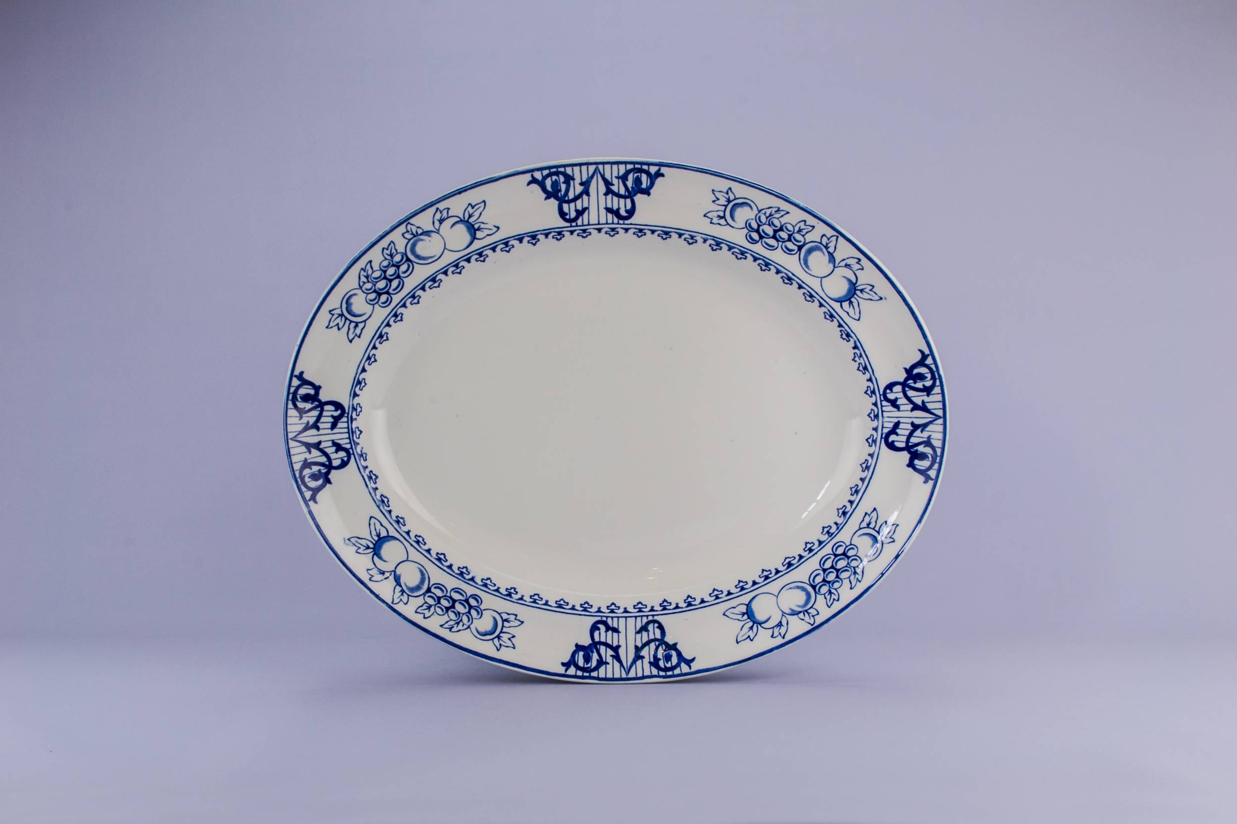 Arts Crafts Antique — Fruity serving platter