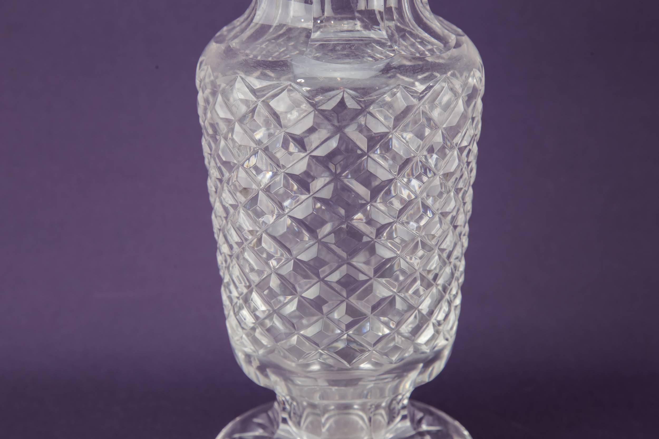 Elegant Cut Glass — Waterford cut glass vase 1