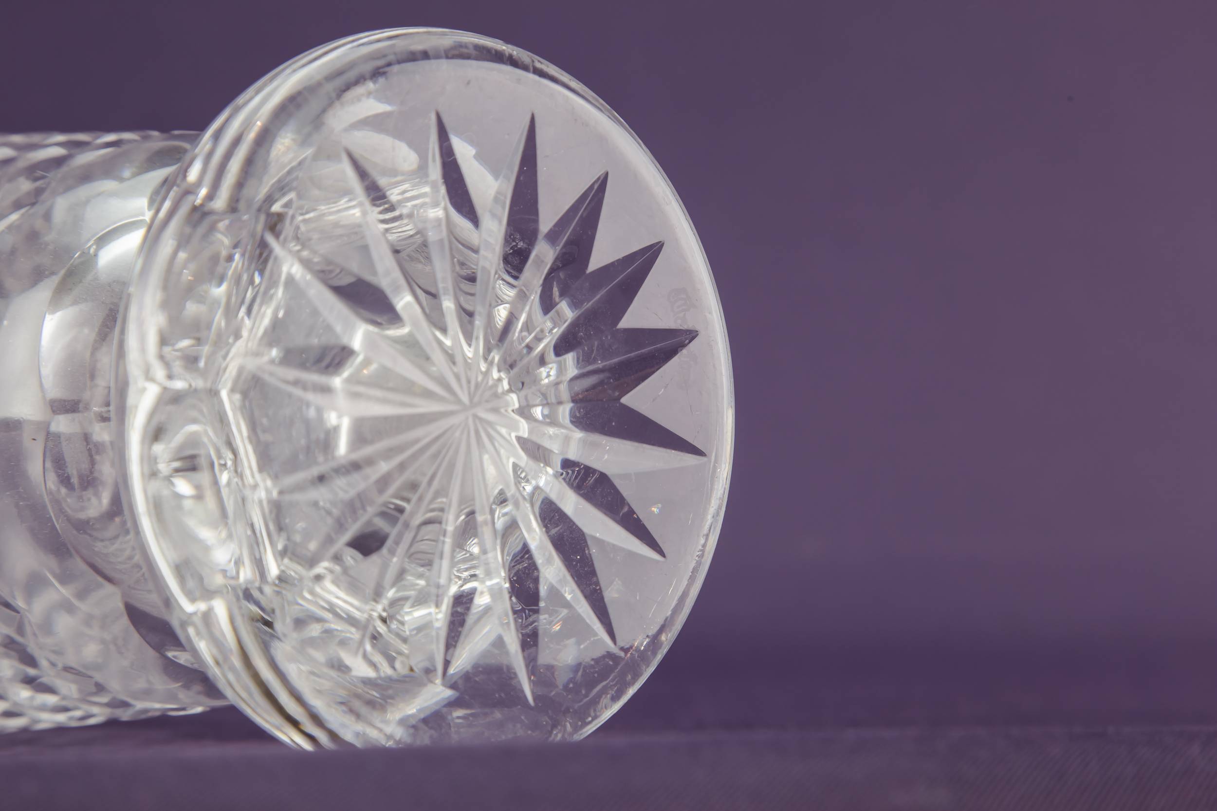 Elegant Cut Glass — Waterford cut glass vase 2