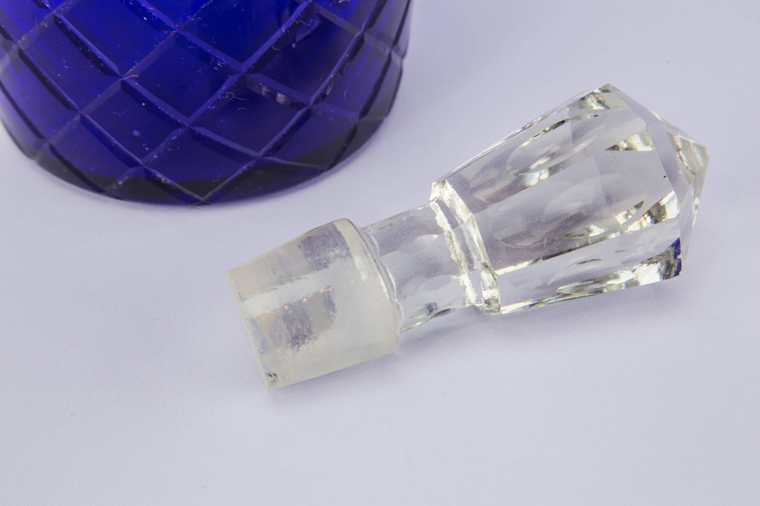 Moulded Glass Vintage — Moulded glass decanter 2