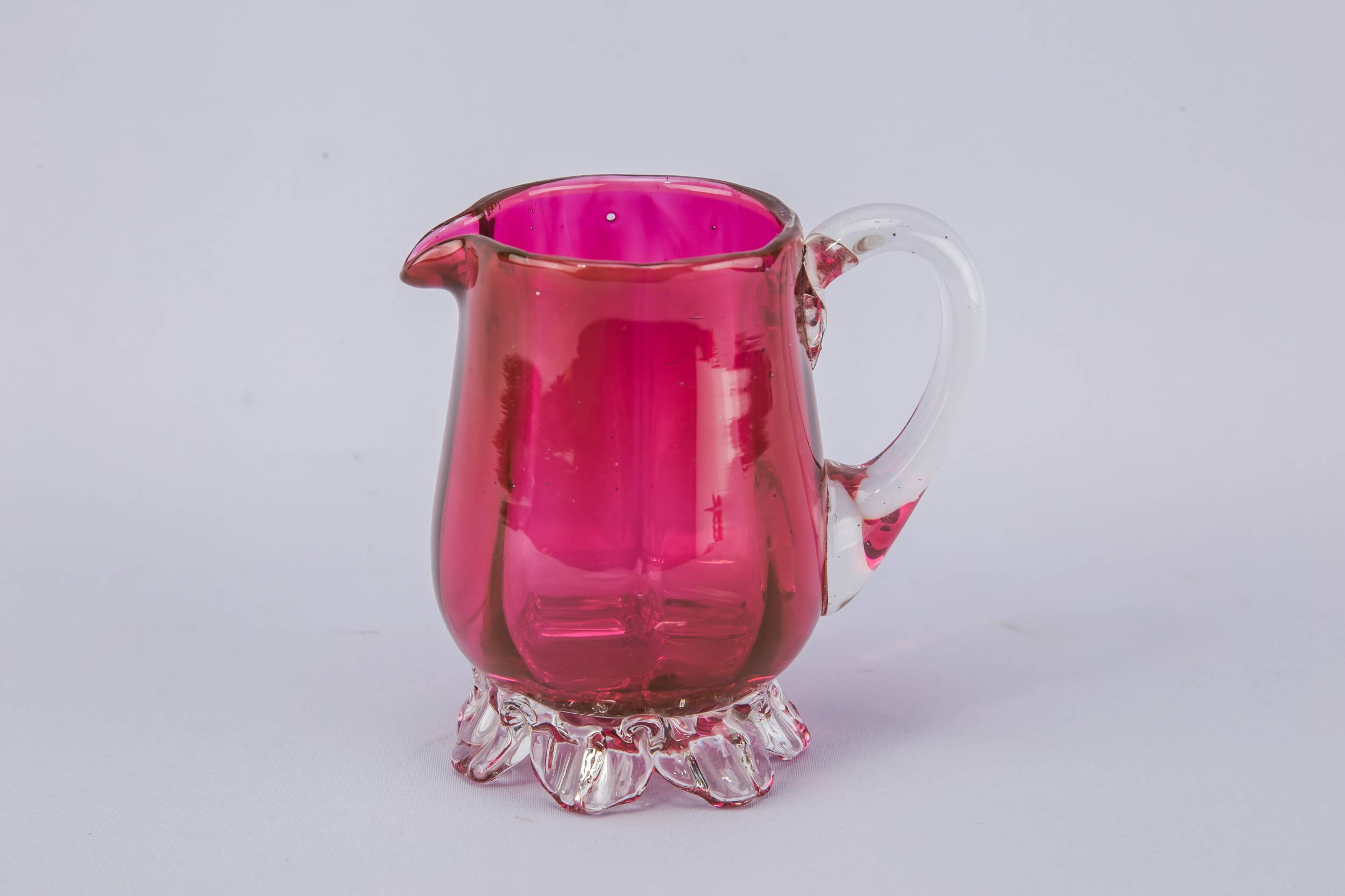 Victorian Antique Small — Cranberry red creamer