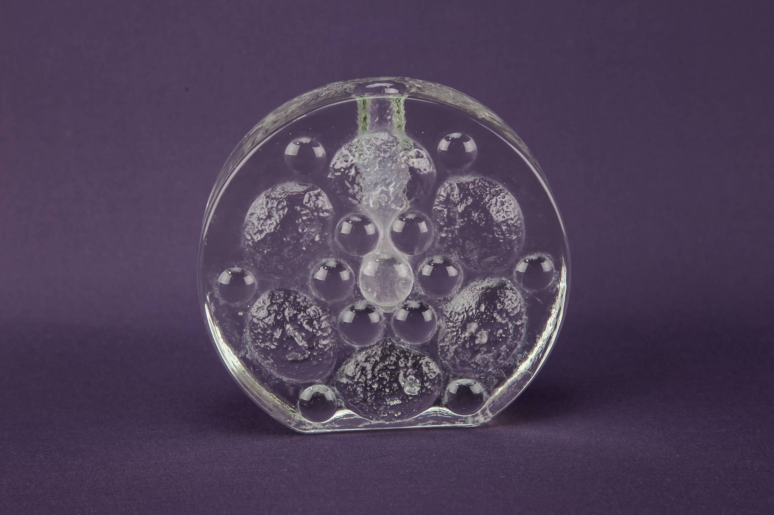 Modernist Vintage Cabouchon — Glass Modernist vase