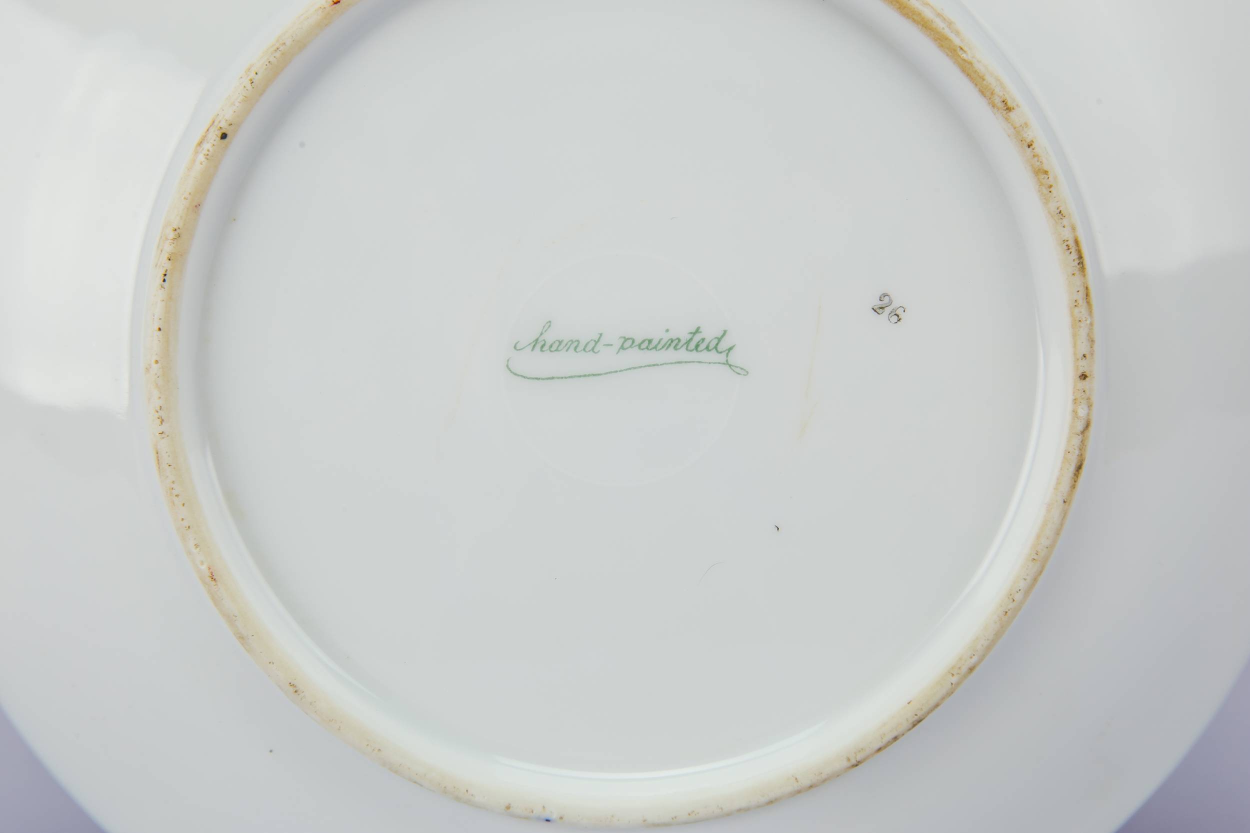 Porcelain Vintage Pyramids — Art Deco porcelain plate 2