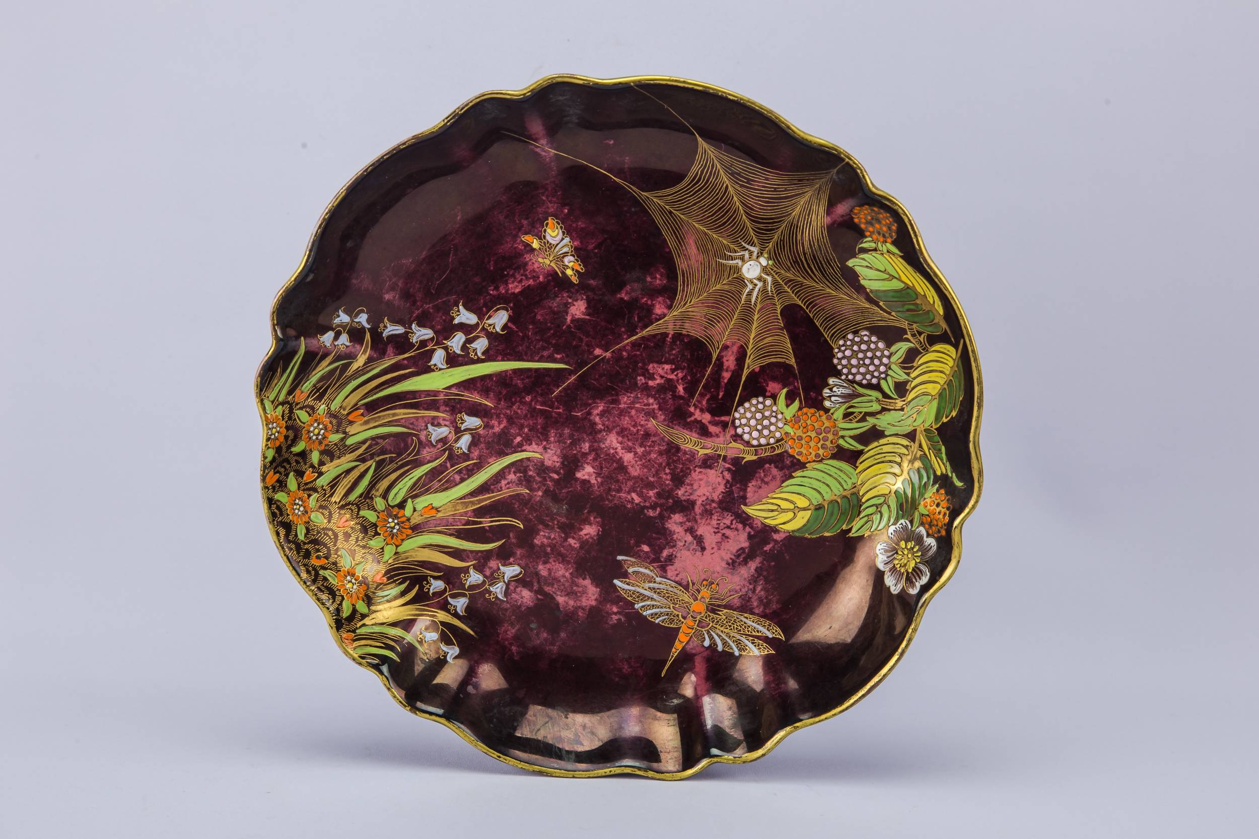 Pottery Rouge Royale — Art Deco pottery serving dish