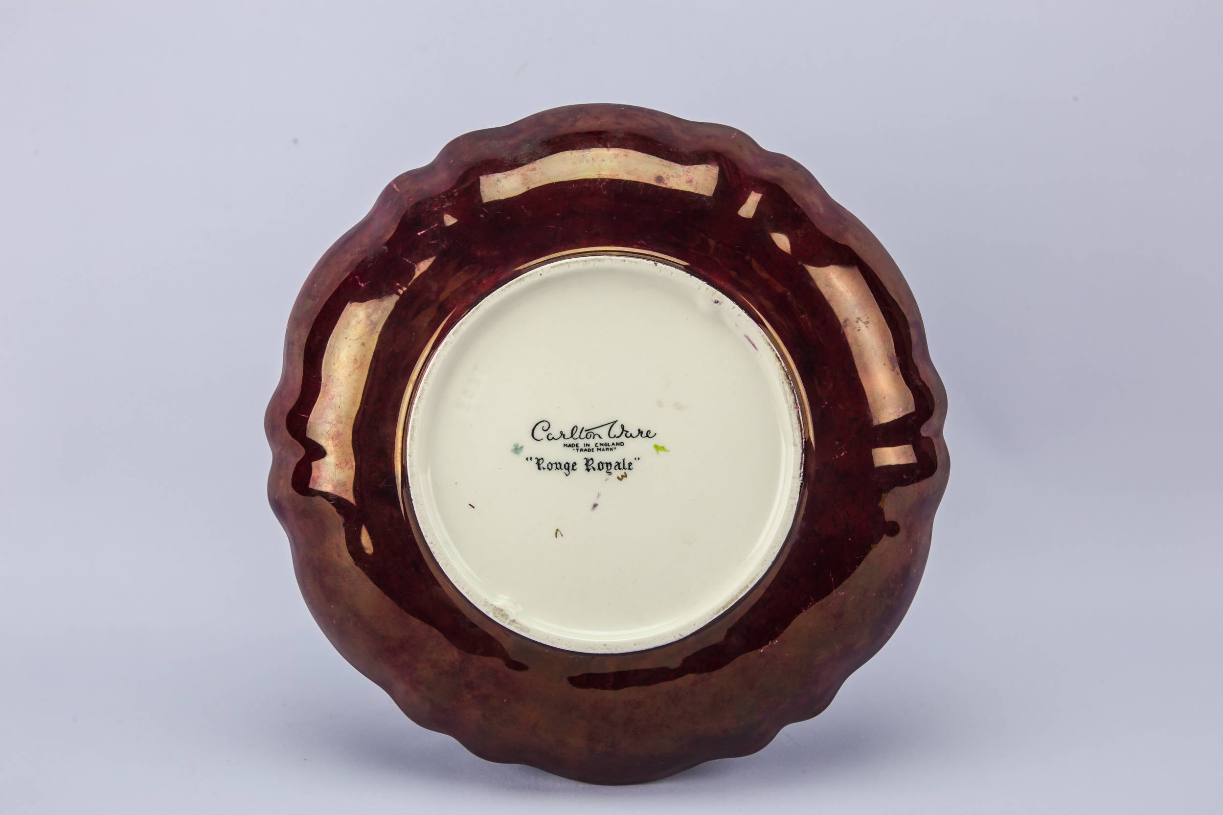 Pottery Rouge Royale — Art Deco pottery serving dish 2