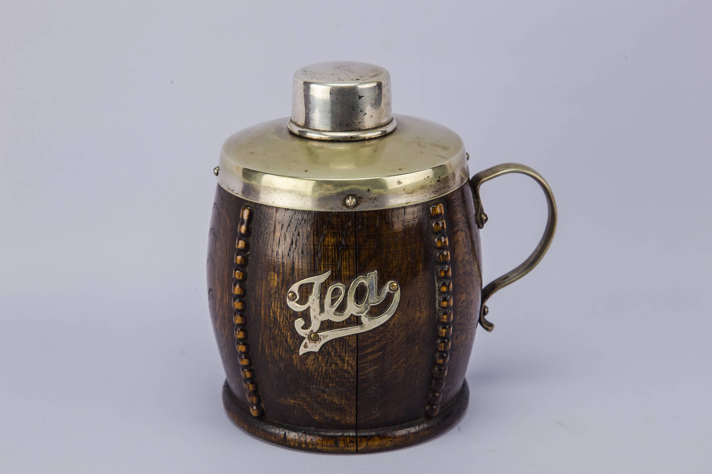 Vintage Art Deco — Art Deco oak tea caddy