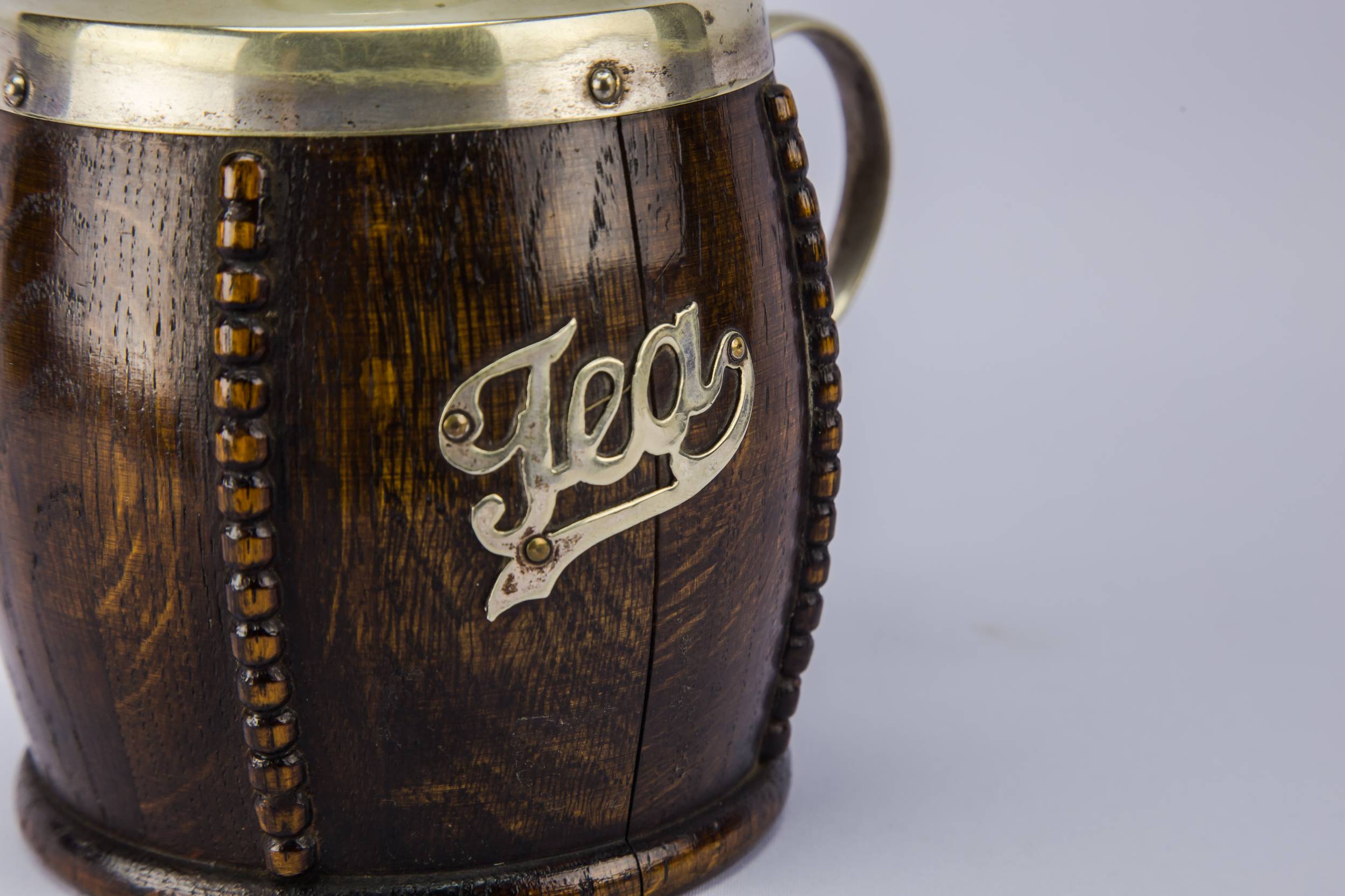 Vintage Art Deco — Art Deco oak tea caddy 3