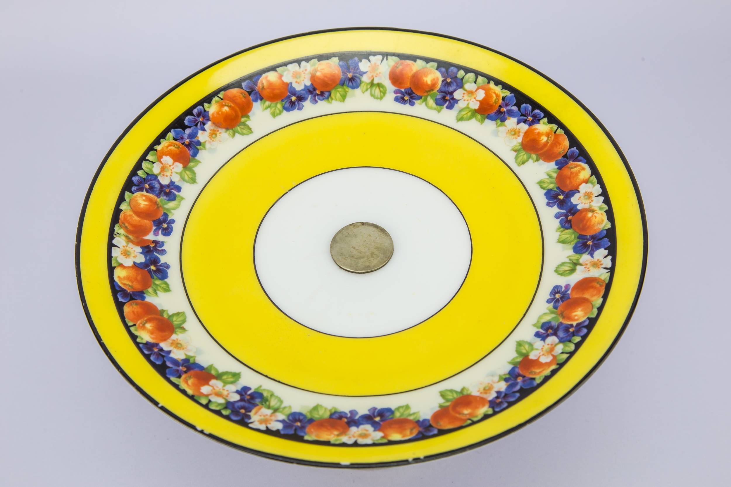 Art Deco Vintage — Art Deco pottery cake stand 1