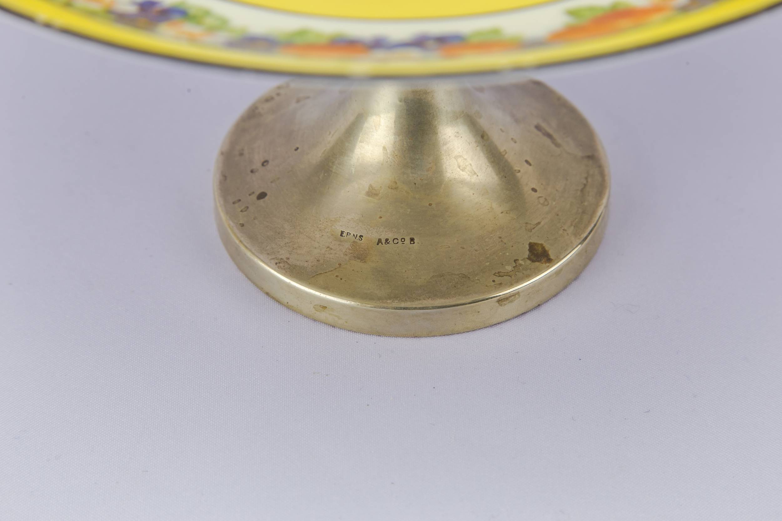 Art Deco Vintage — Art Deco pottery cake stand 2