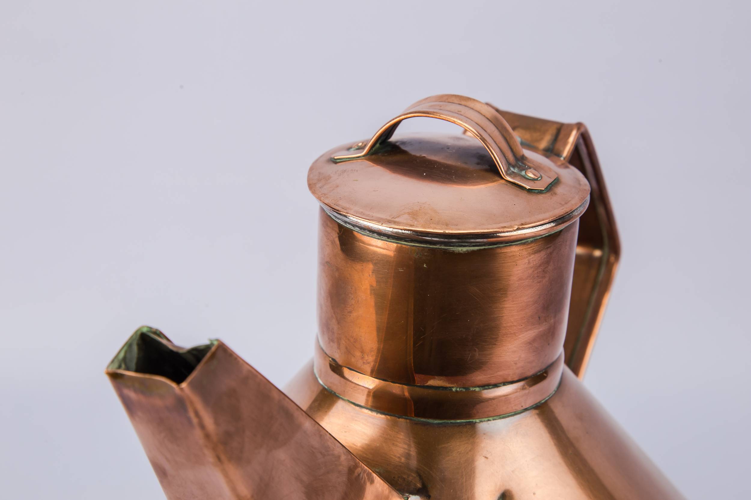 Arts Crafts Copper — Arts & Crafts copper kettle 3