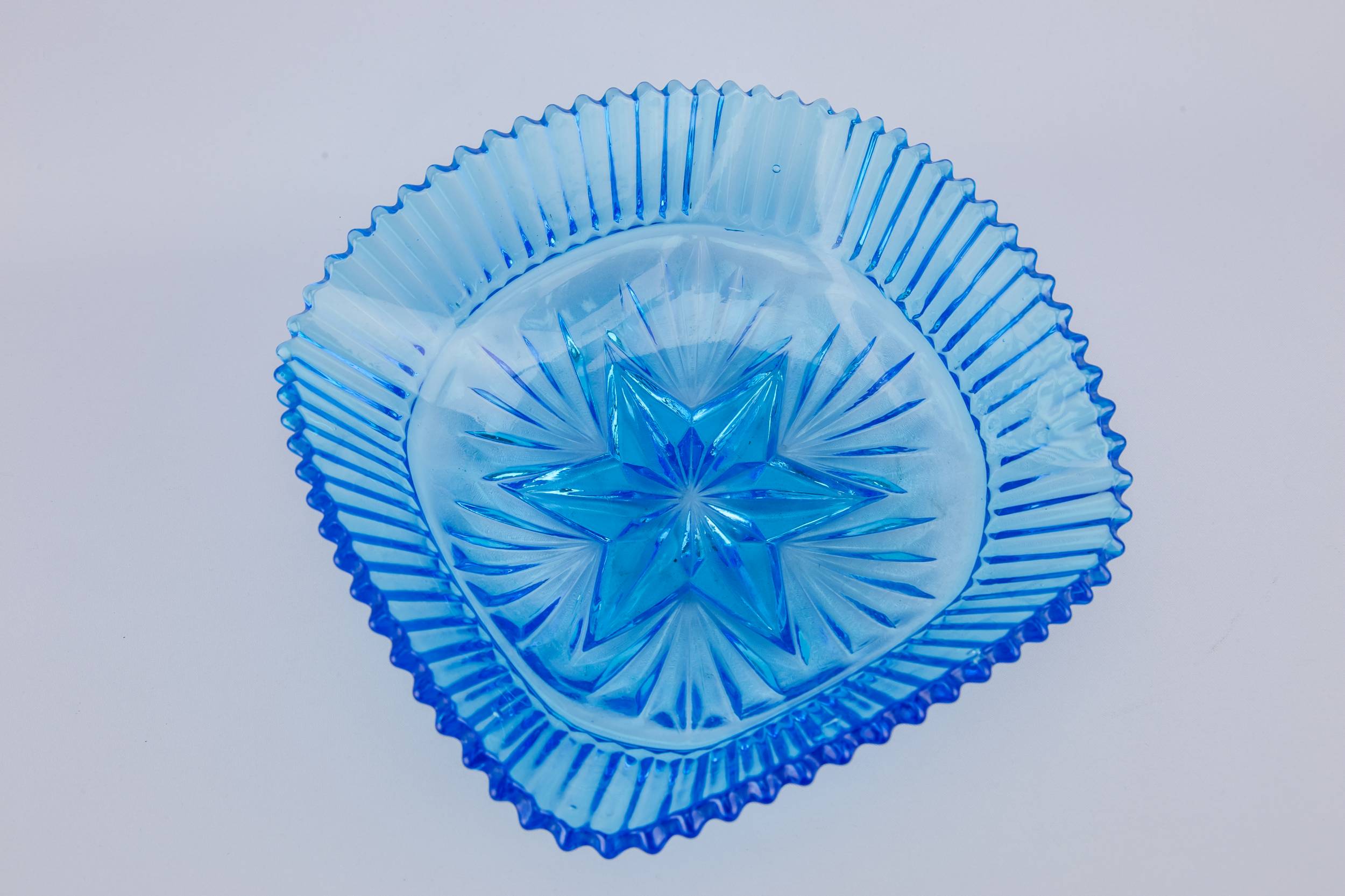 Vintage Tactile Pressed — Art Deco pressed glass bowl 1