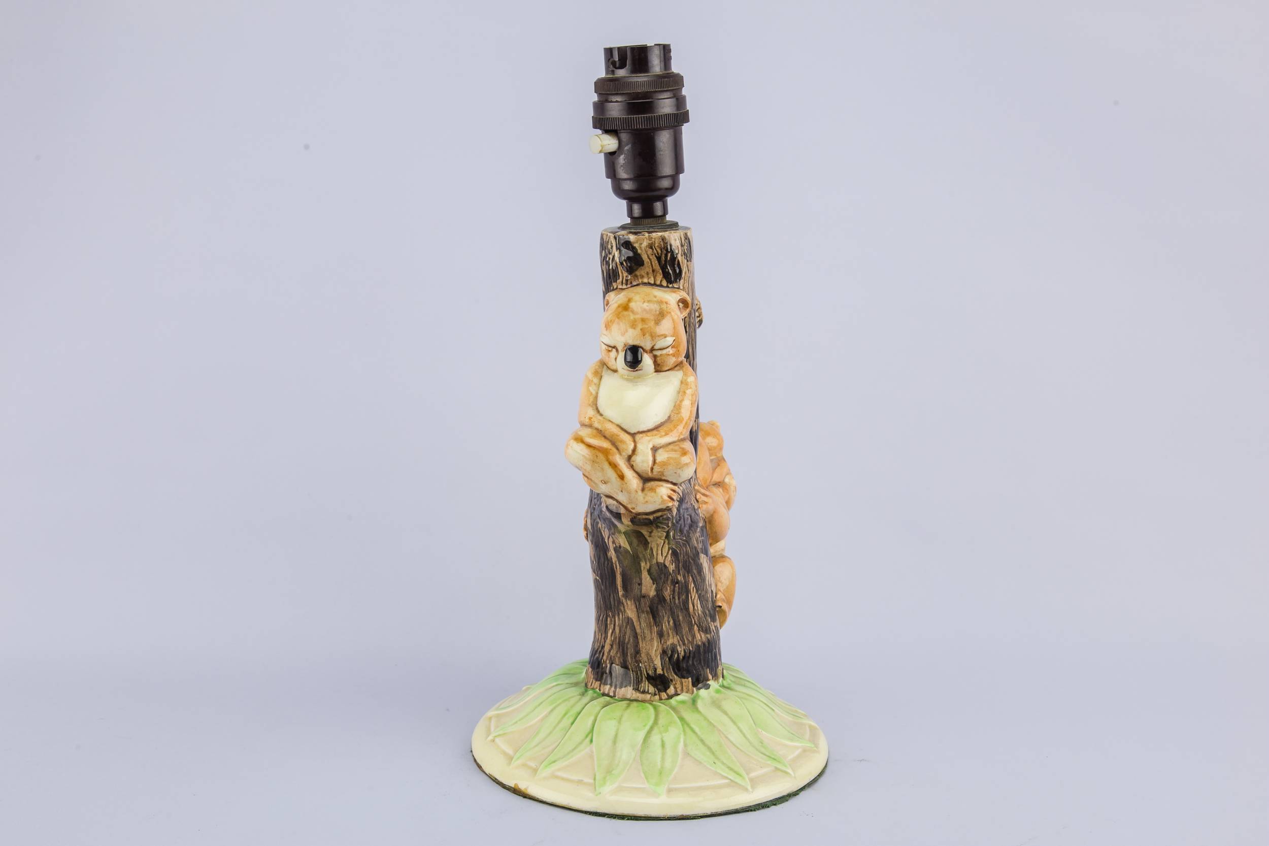 Vintage Art Deco — Koala ceramic lamp 3