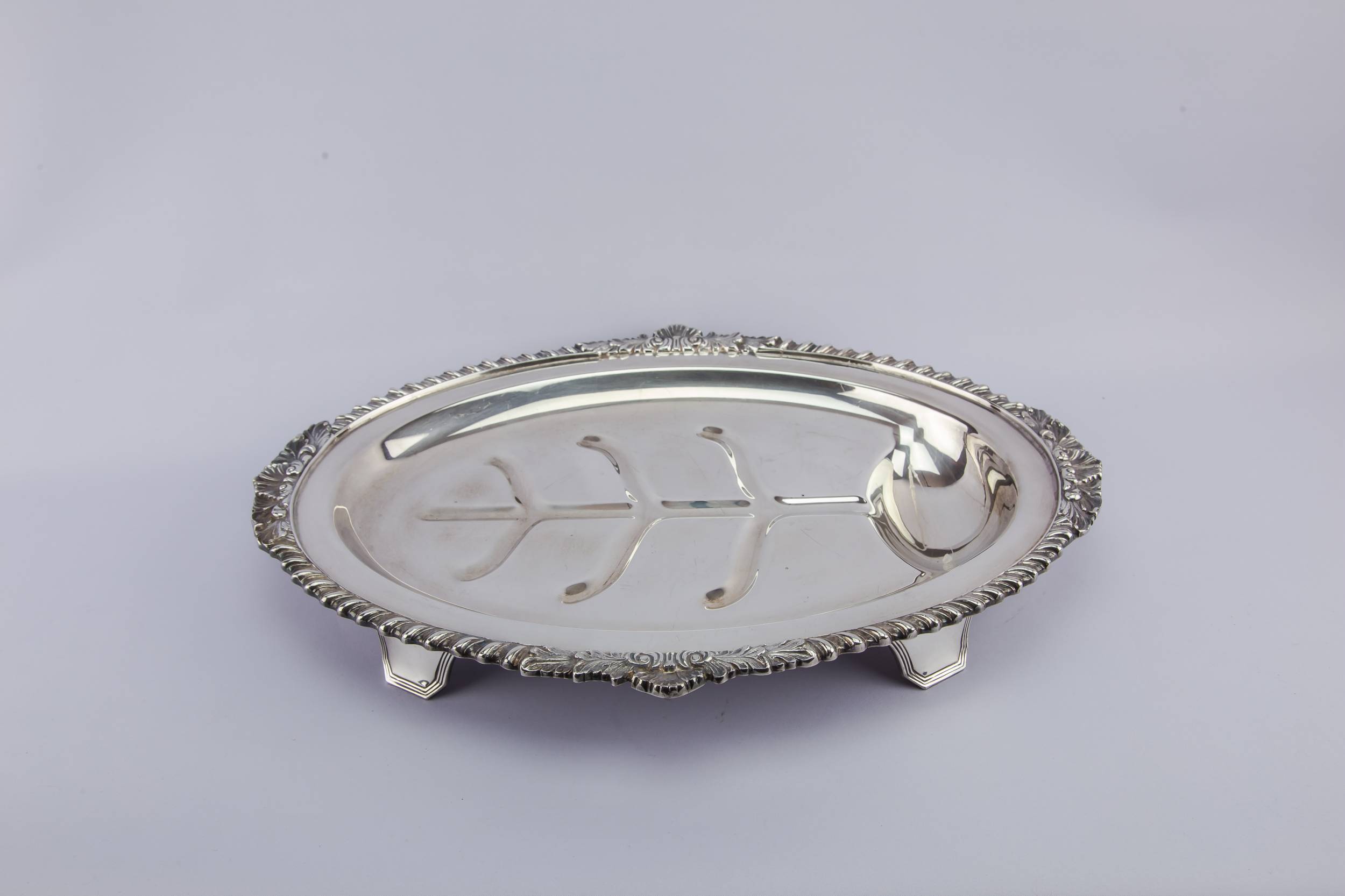 Vintage Retro Floral — Large meat platter