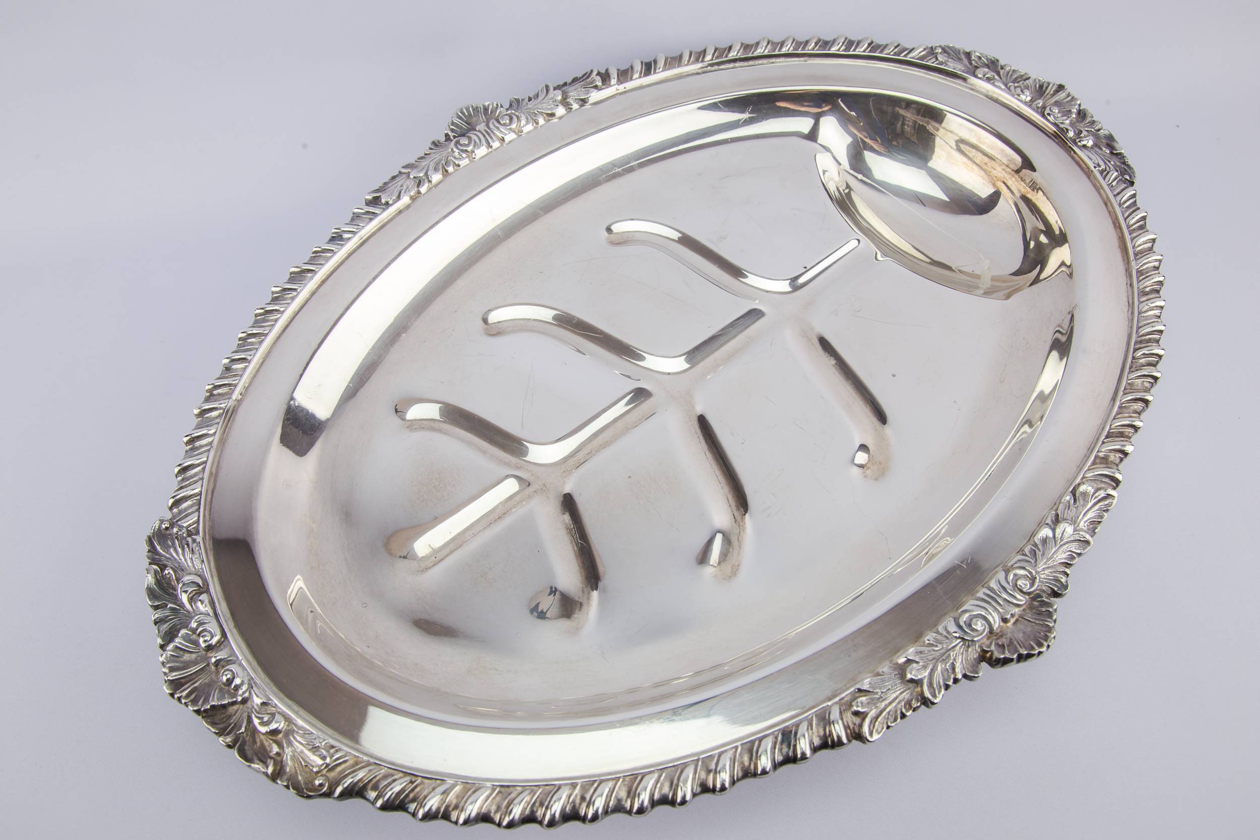 Vintage Retro Floral — Large meat platter 1