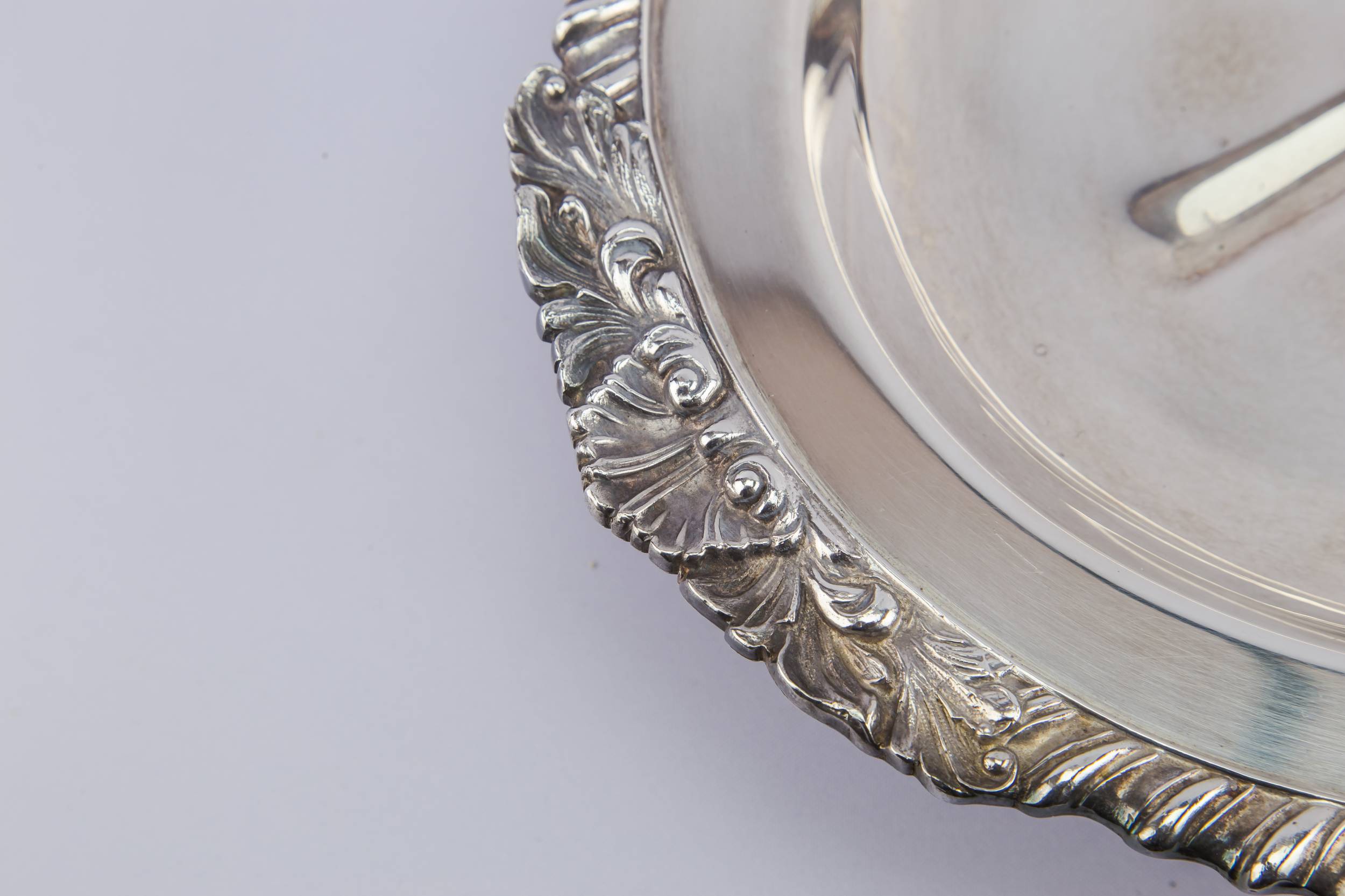 Vintage Retro Floral — Large meat platter 2