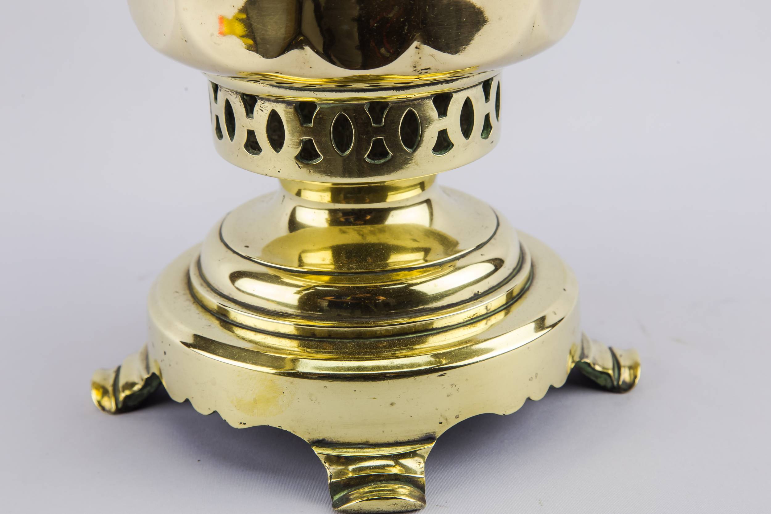 Spectacular Antique Samovar — Russian brass samovar 6
