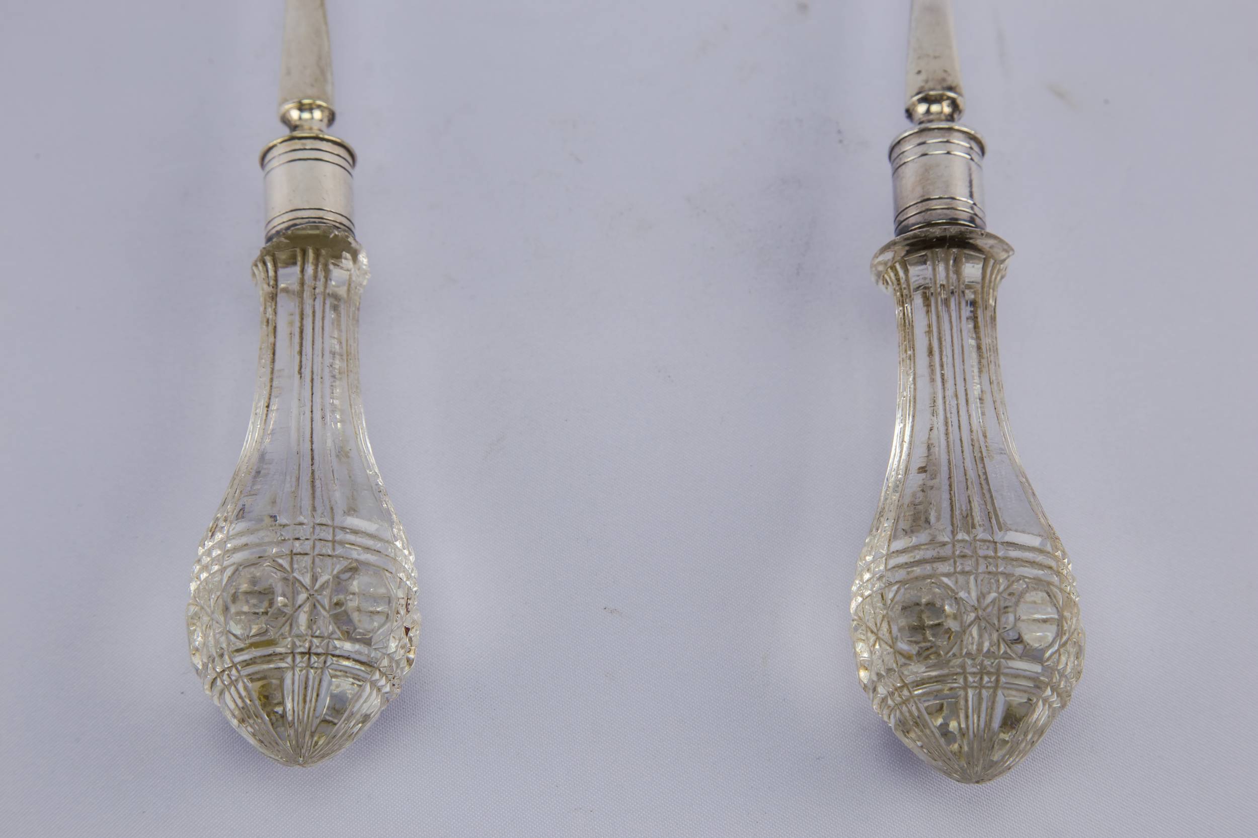 Antique Elegant Silver — 2 large serving spoons 2