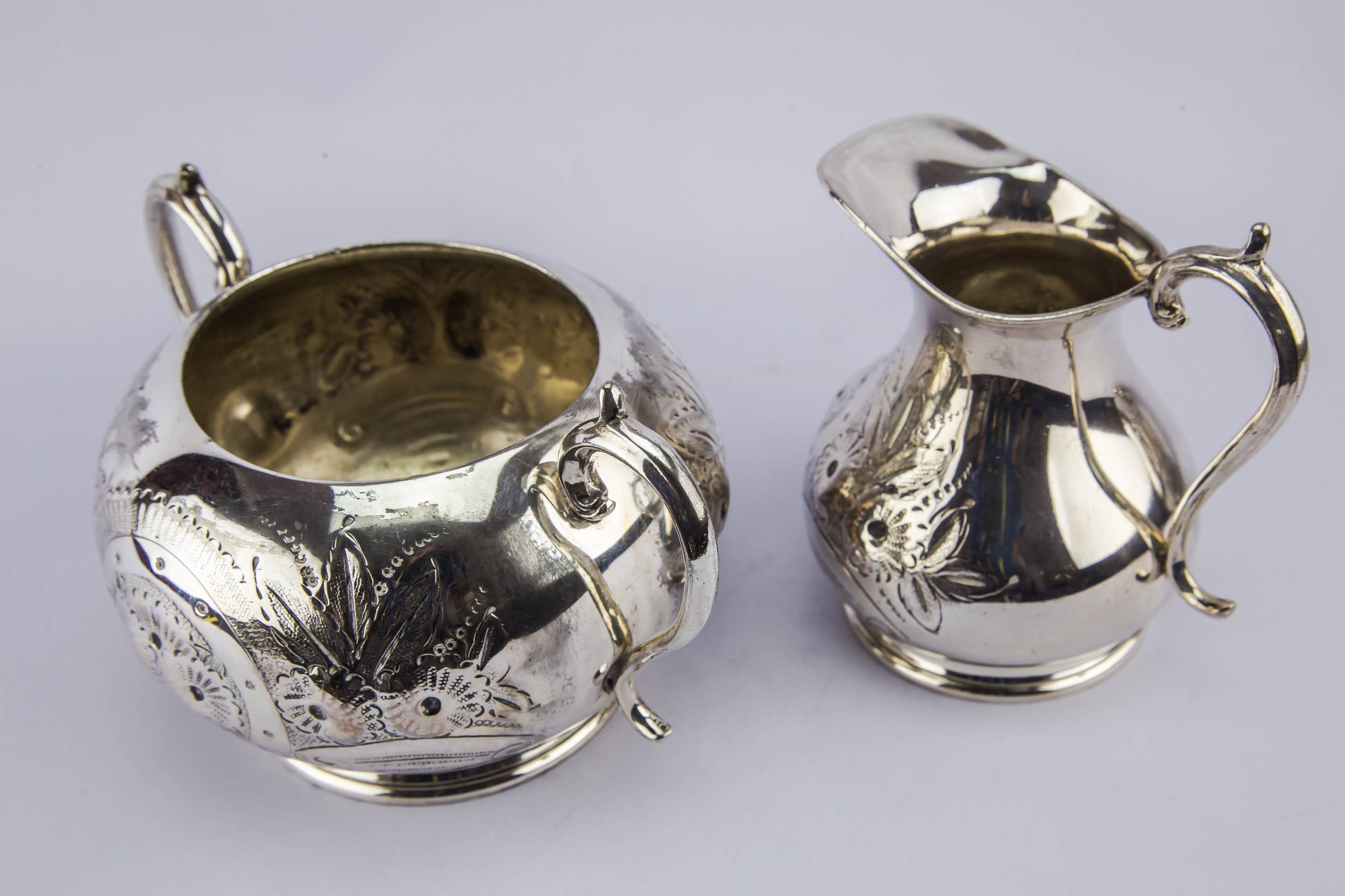 Spectacular Silver Plated — Silver plated tea set 6