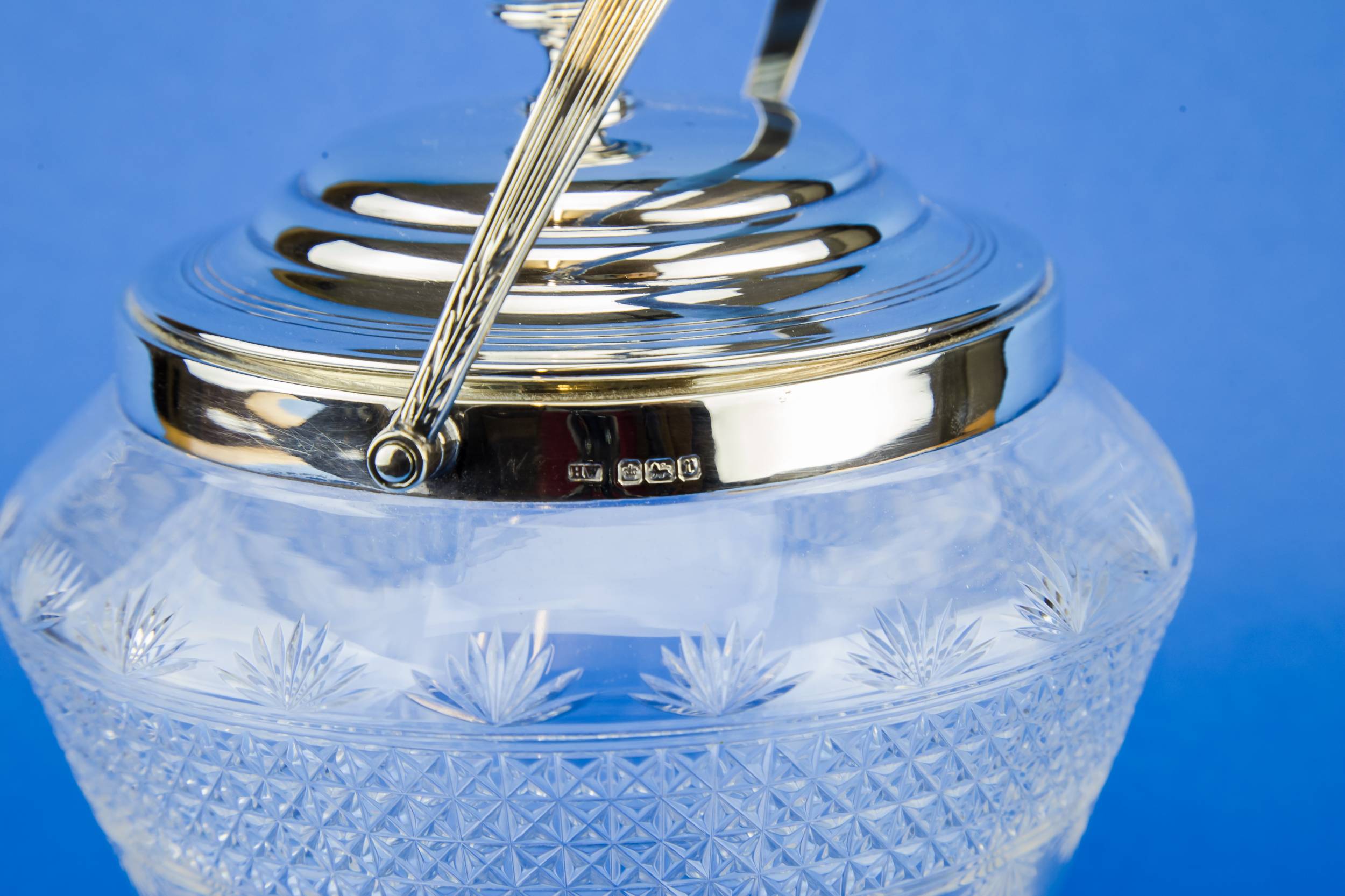 Sterling Silver Luxurious — Silver & glass ice bucket 2