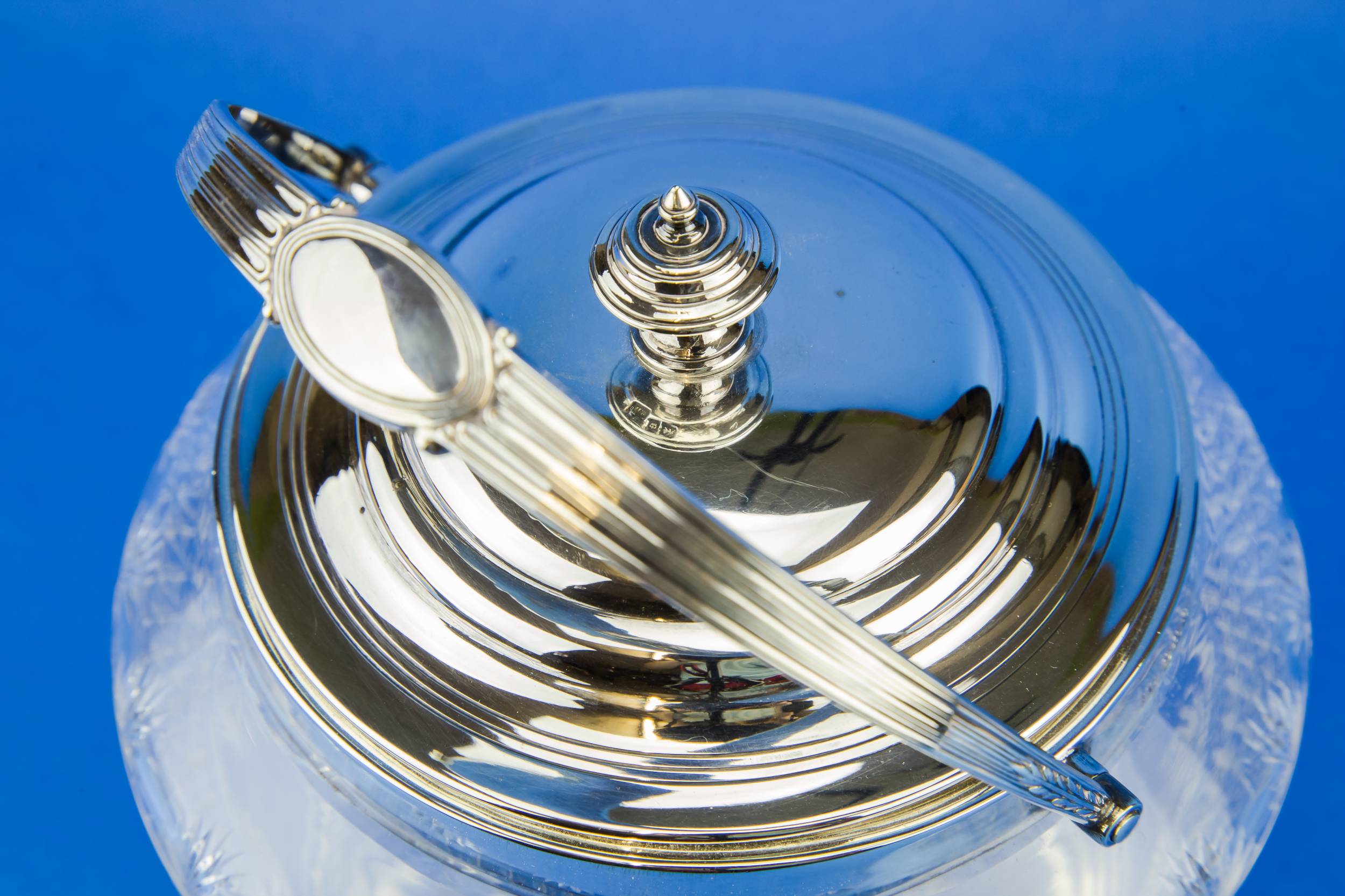 Sterling Silver Luxurious — Silver & glass ice bucket 3