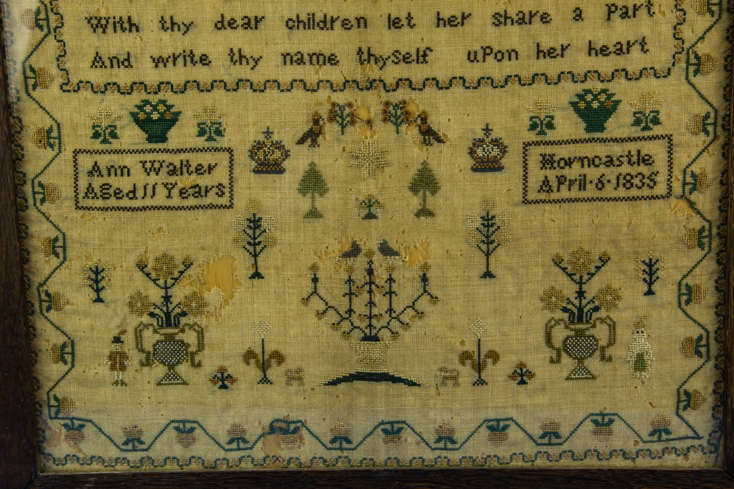 Brown Beautiful Figures — Framed sampler 2
