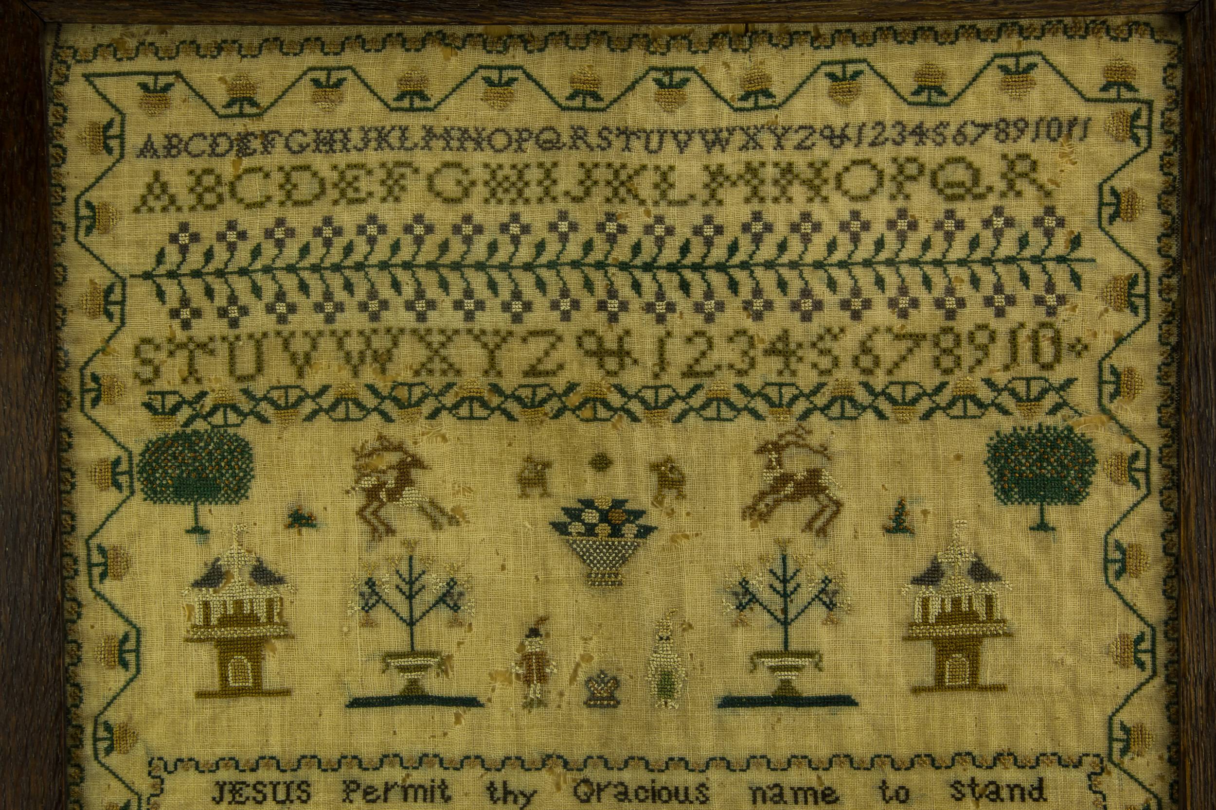 Brown Beautiful Figures — Framed sampler 1