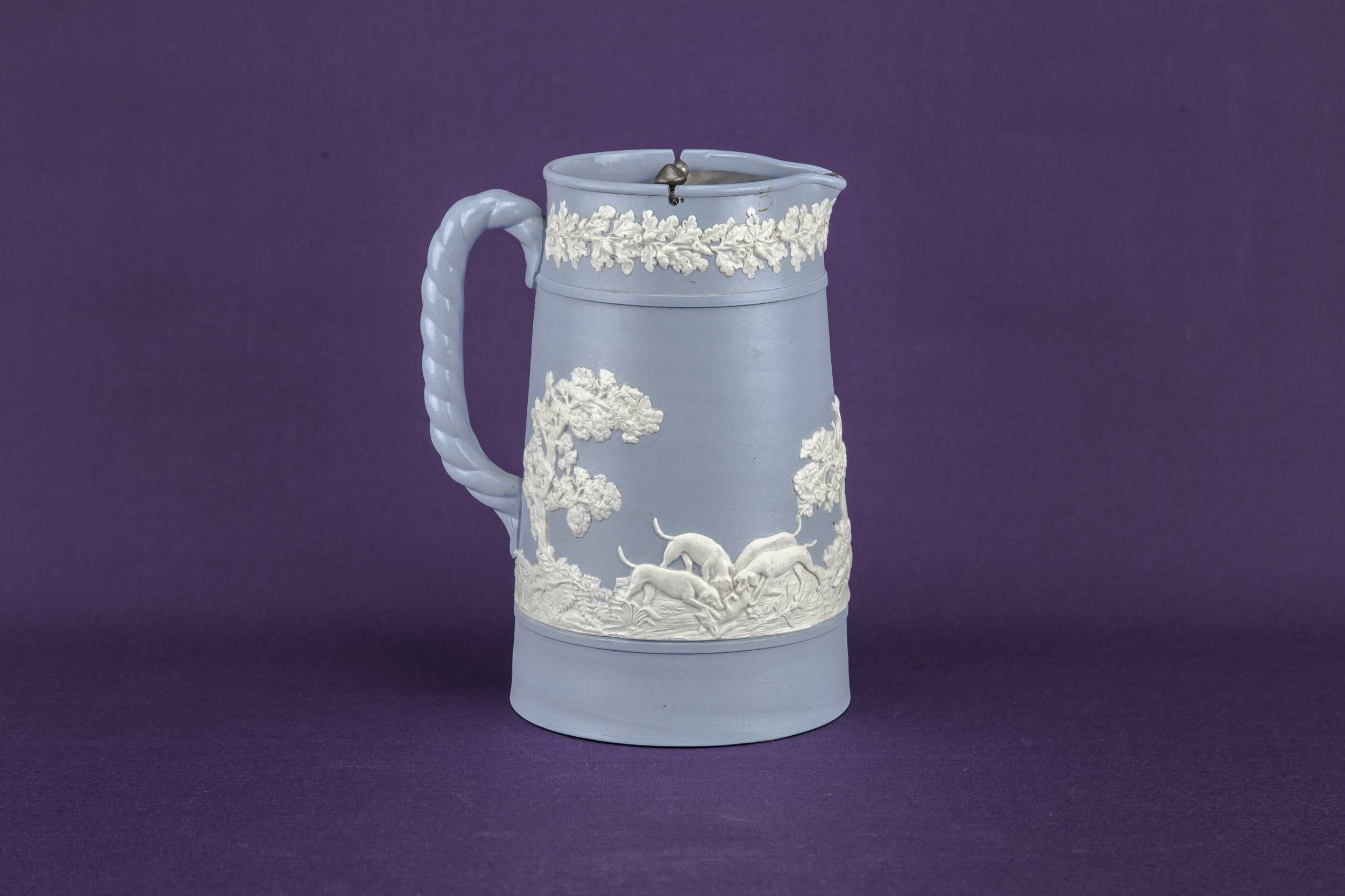 Porcelain Neo-classical Hunting — Jasperware water jug