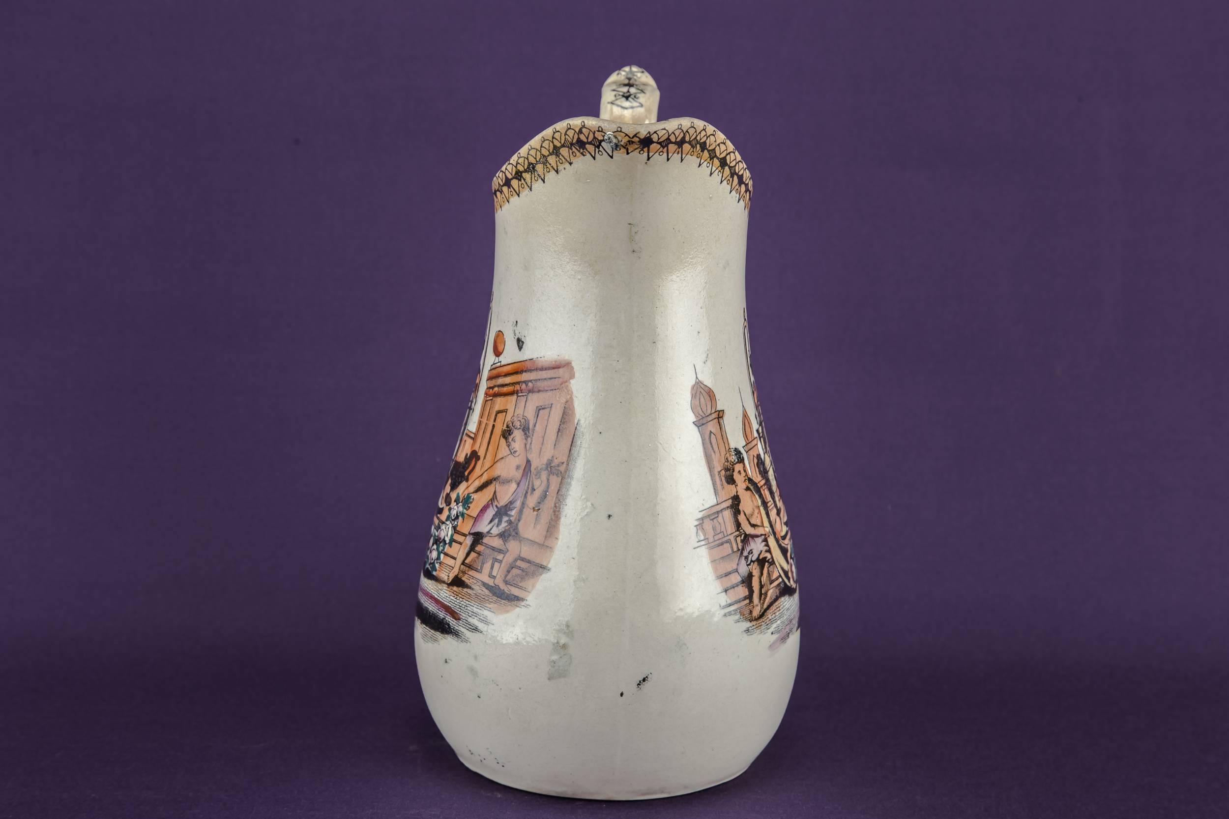 Ceramic Neo-classical Architectural — Rustic water jug 3