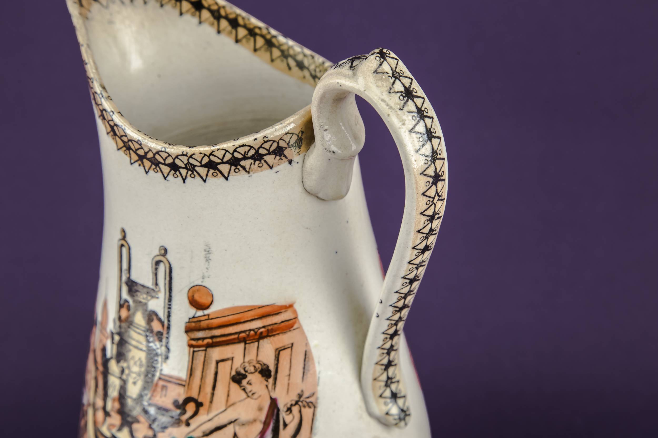 Ceramic Neo-classical Architectural — Rustic water jug 4