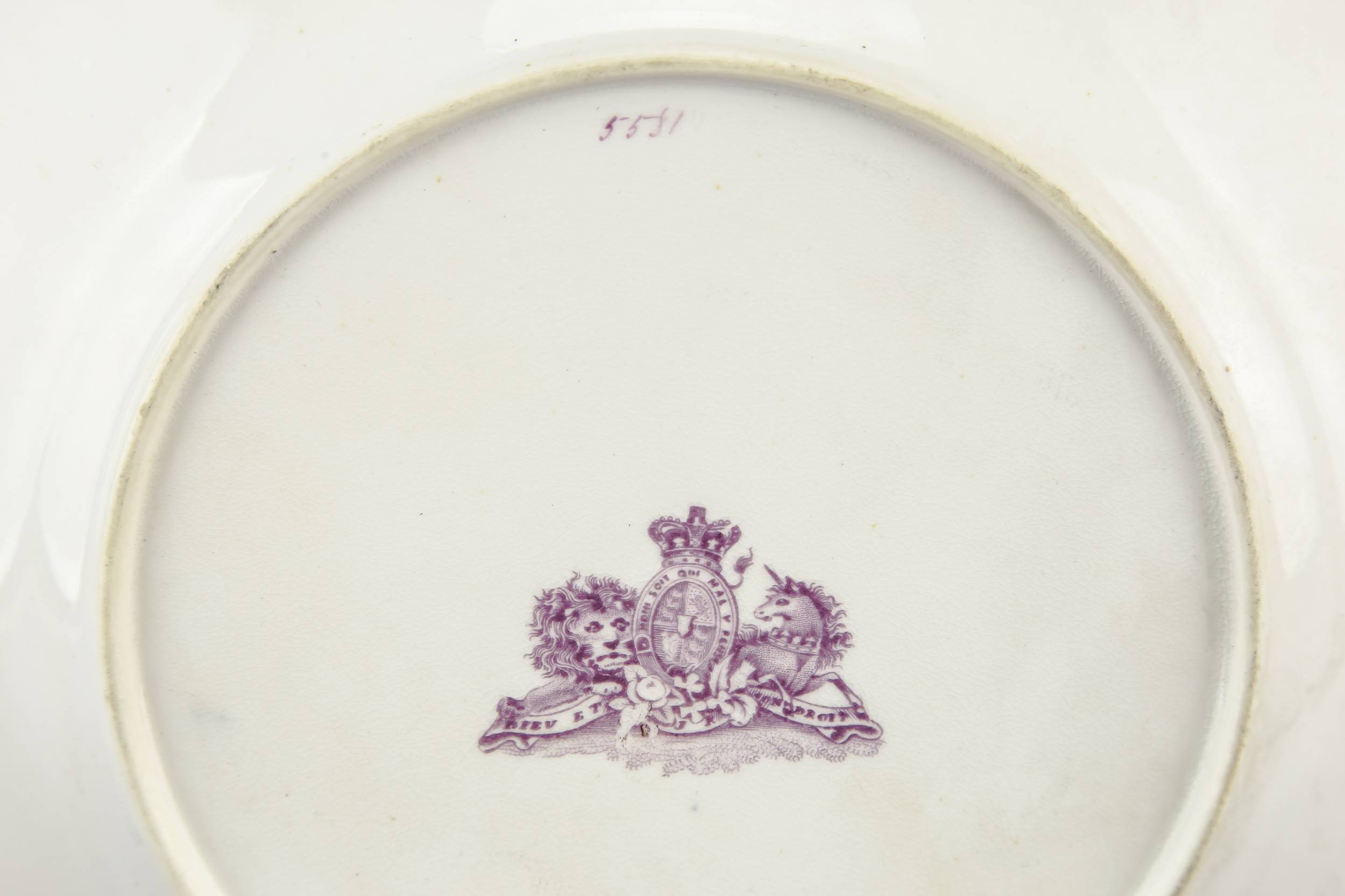 Classical Antique Ceramic — Landscape serving plate 2