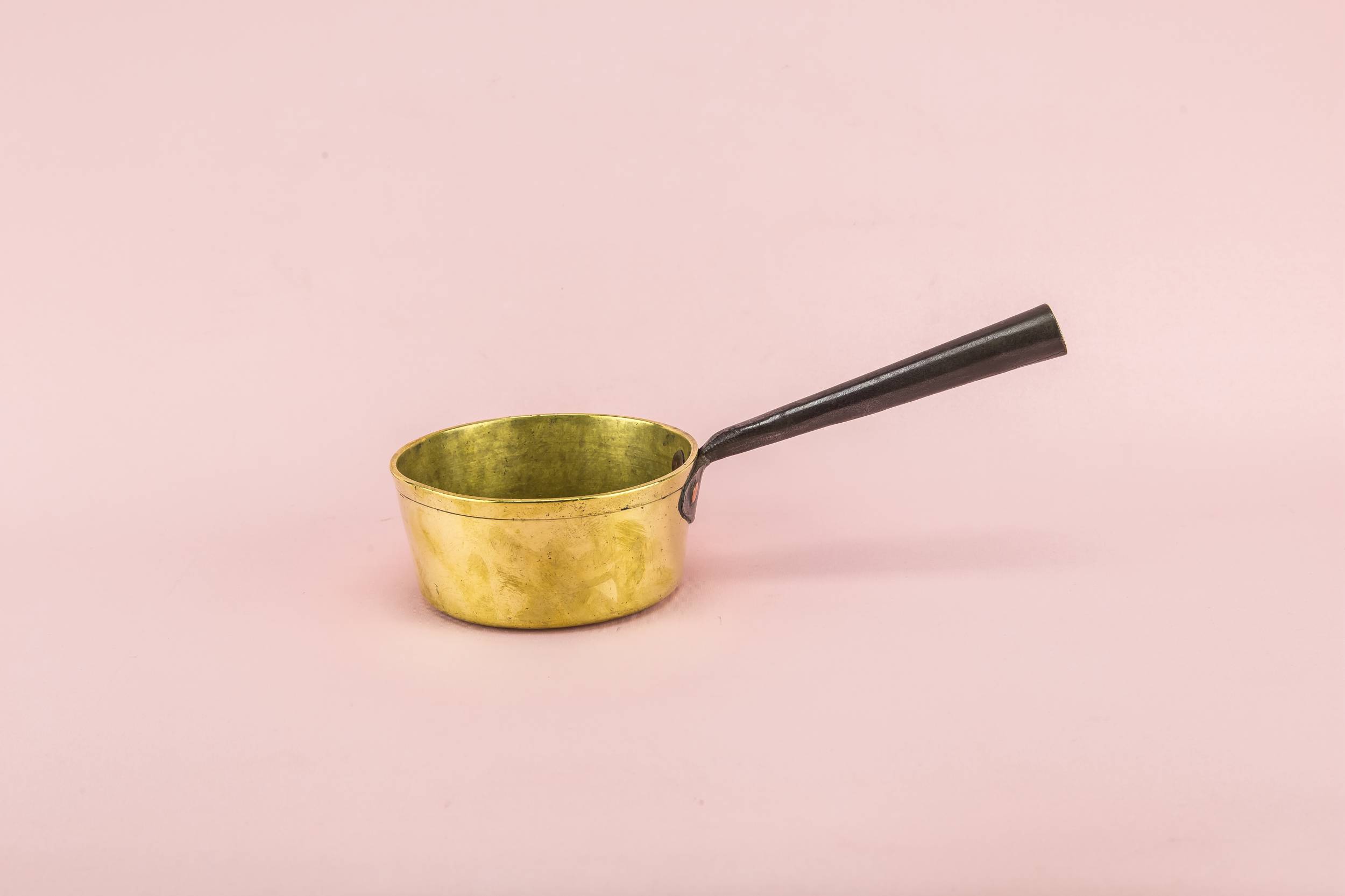 Rustic Antique Brass — Rustic brass pan