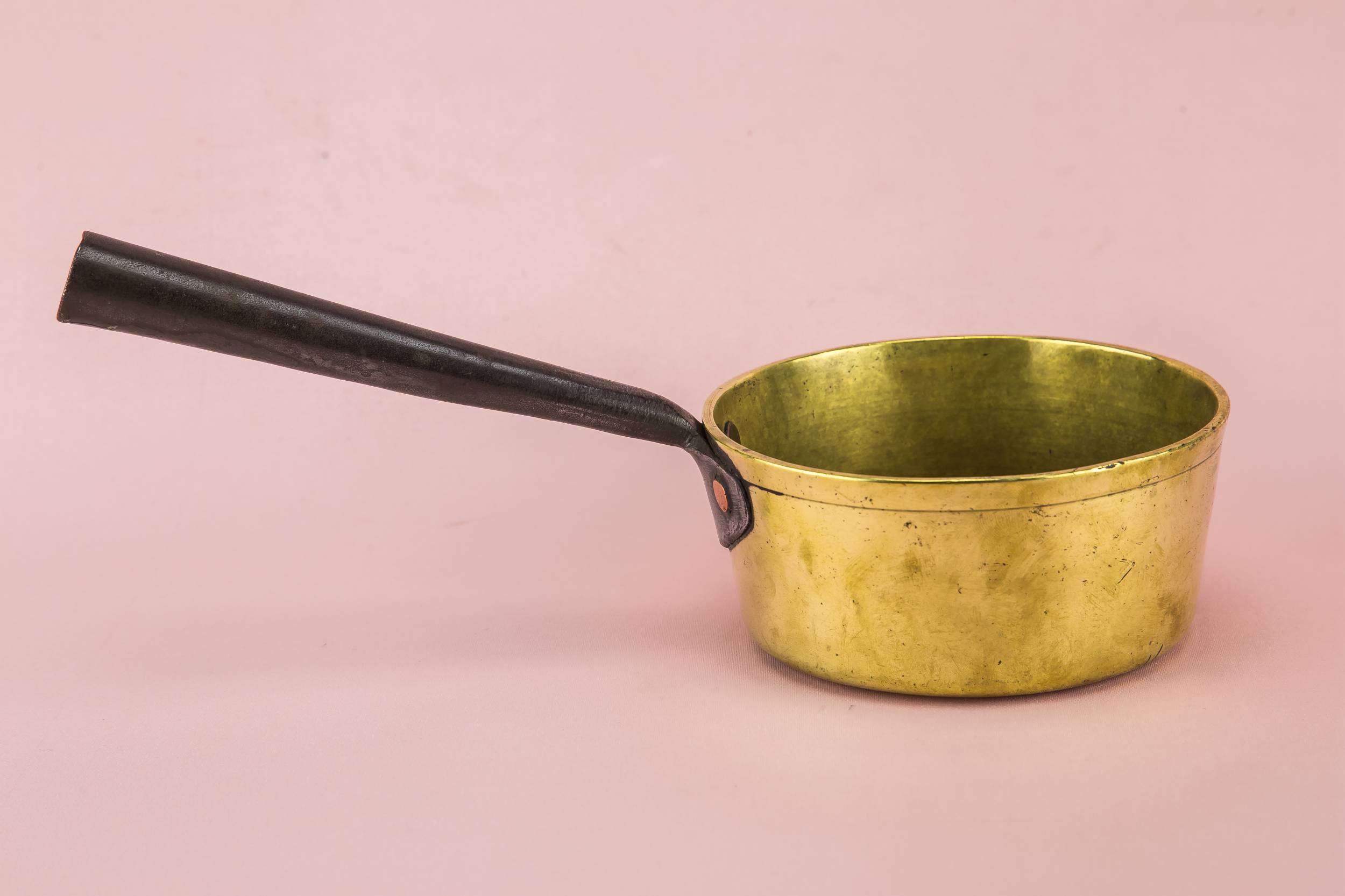 Rustic Antique Brass — Rustic brass pan 1