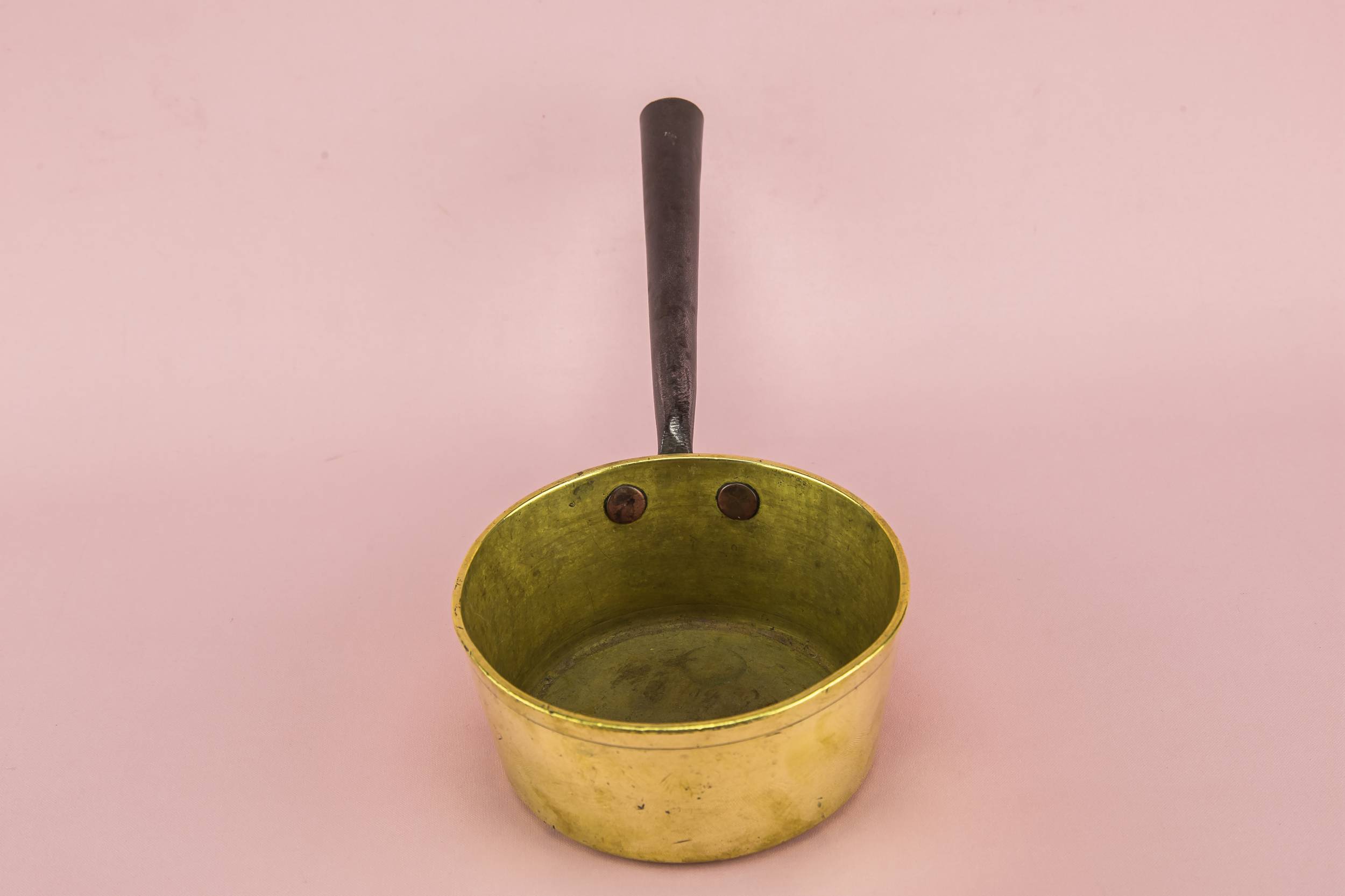 Rustic Antique Brass — Rustic brass pan 2