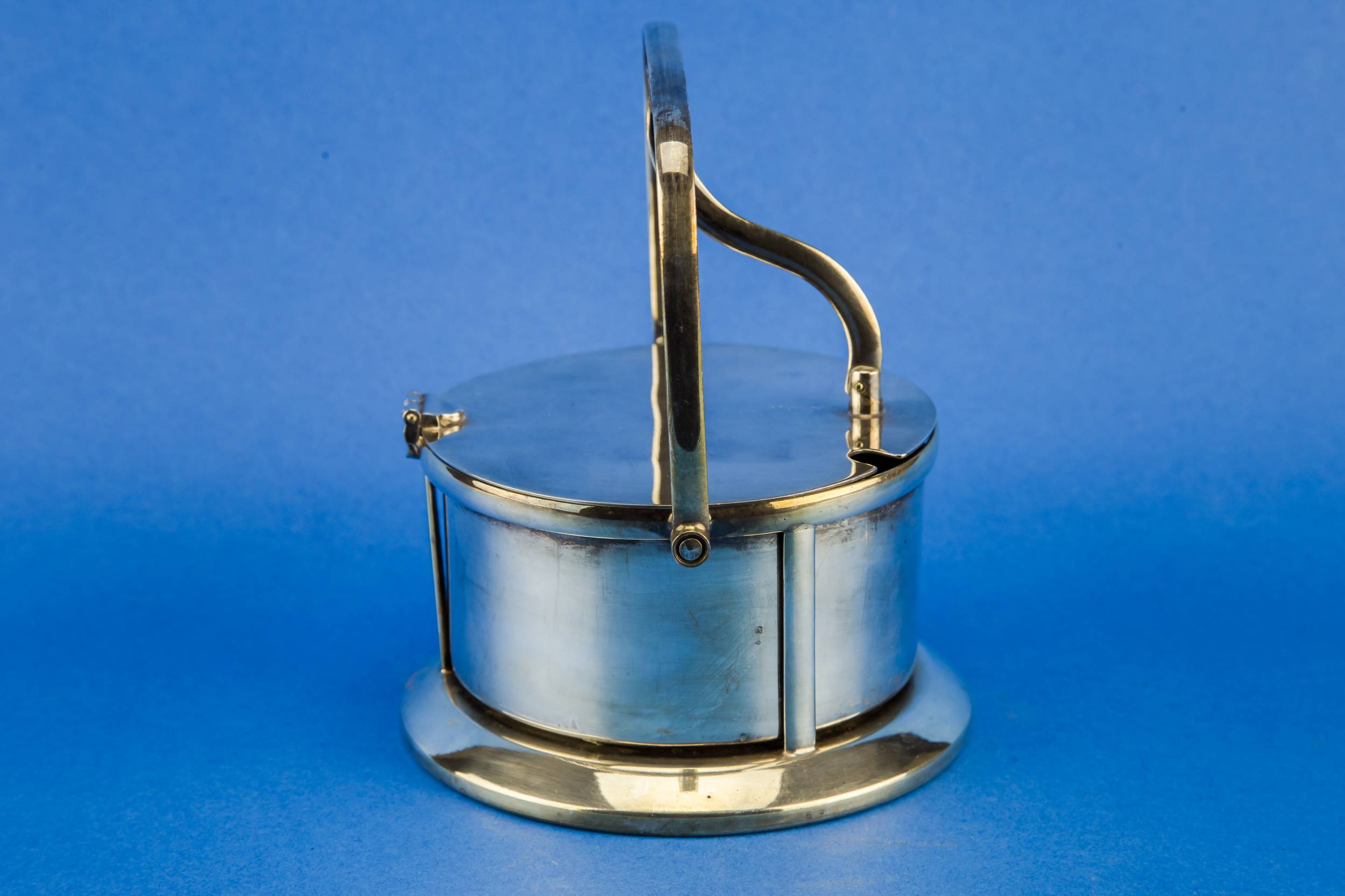 Silver Plated Elegant — Silver plated condiment pot 1