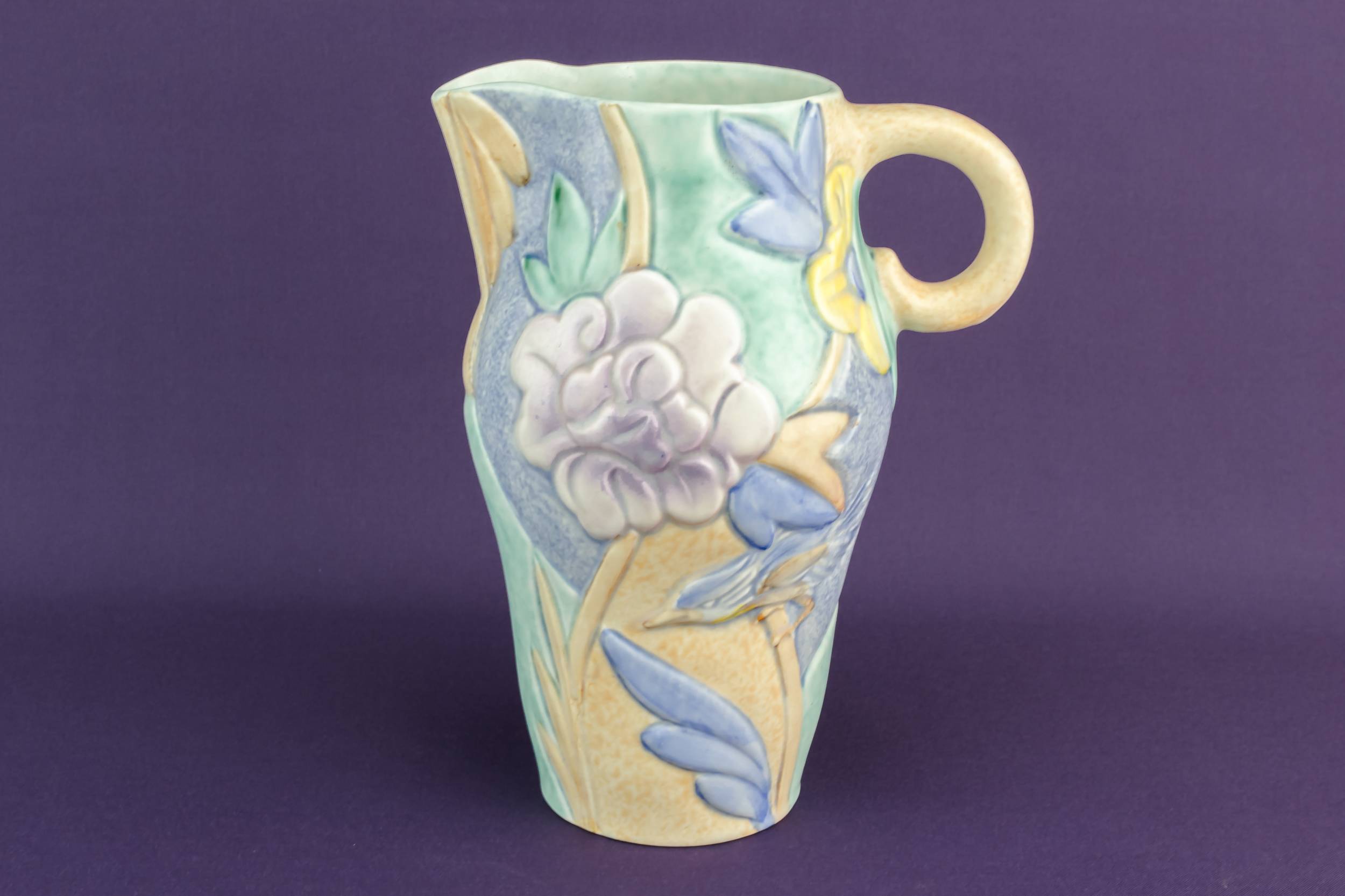 Vintage Ceramic JUG — Art Deco water jug