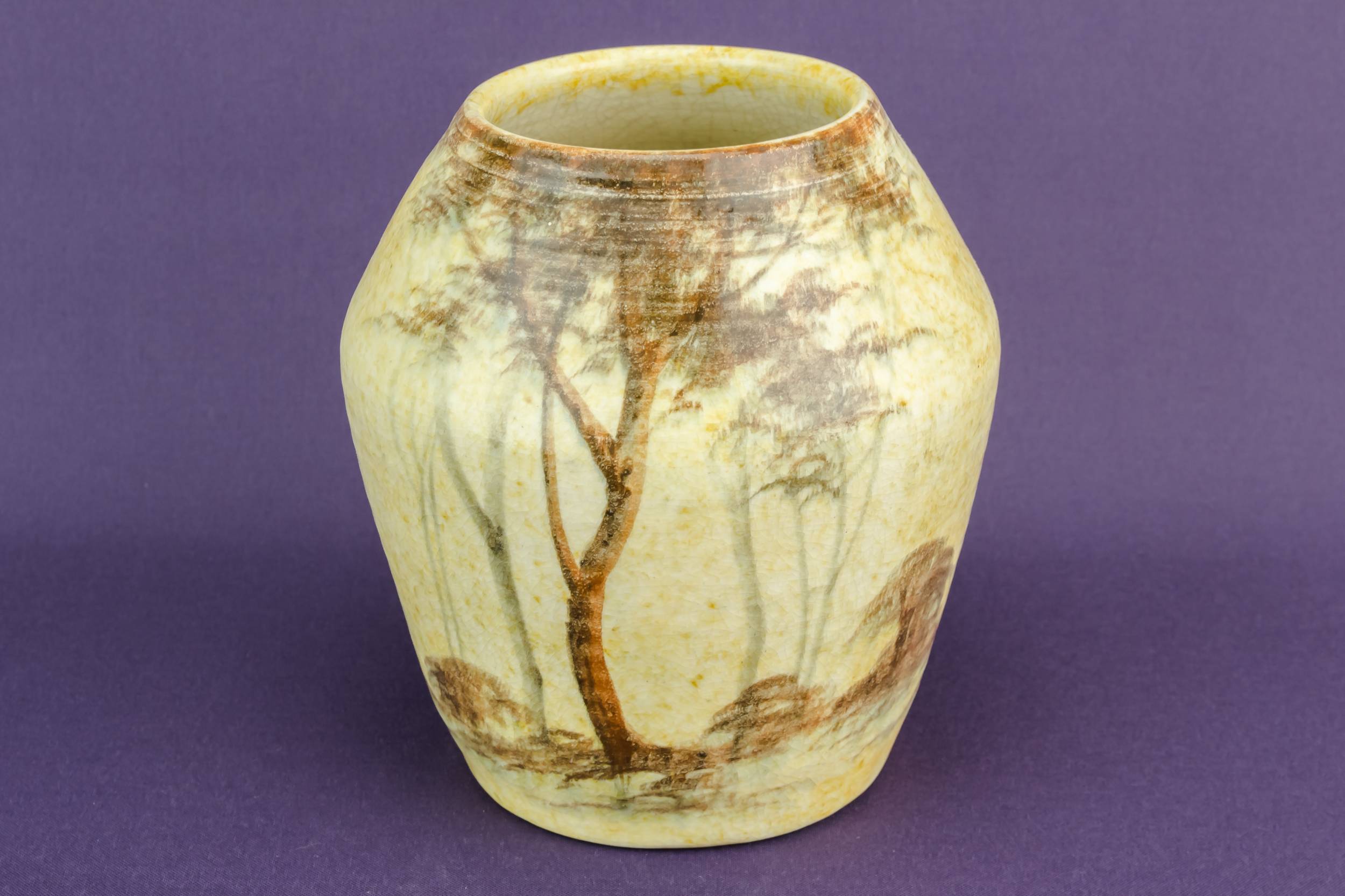 Charming Vintage Trees — Art Deco ceramic vase
