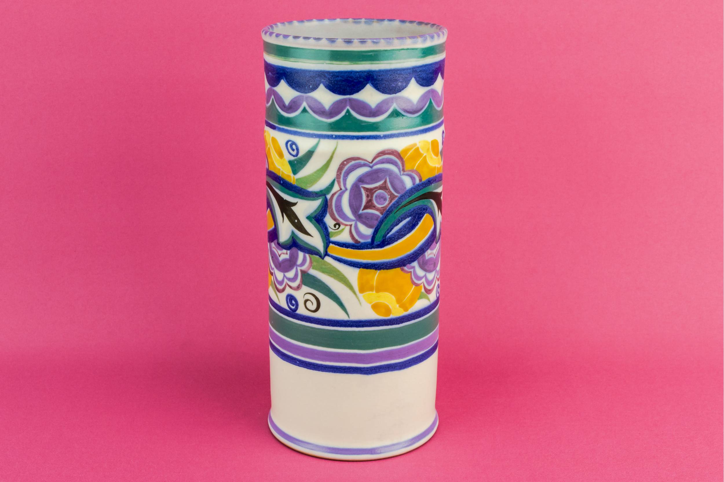 Ceramic Elegant Floral — Art Deco ceramic vase 2