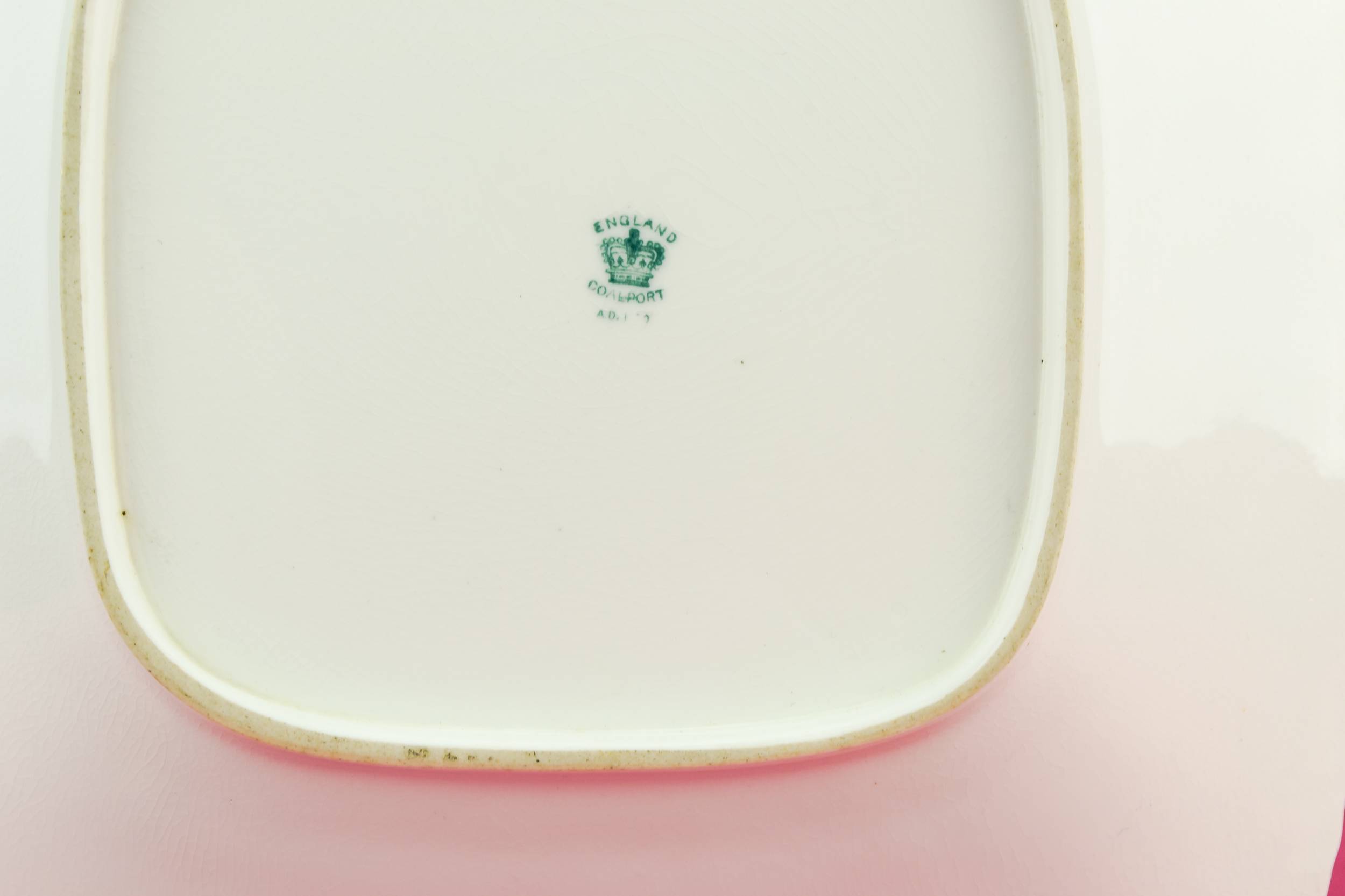 Victorian Antique Serving — Floral serving plate 2