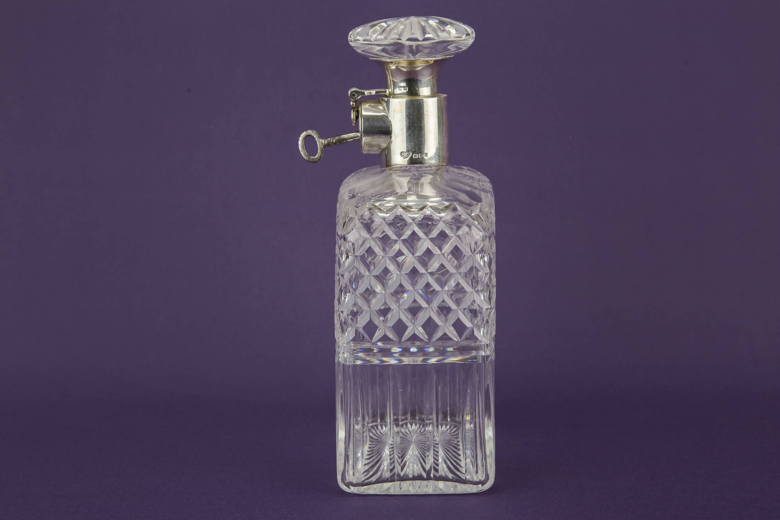 Cut Glass Art — Rectangular whisky decanter 2