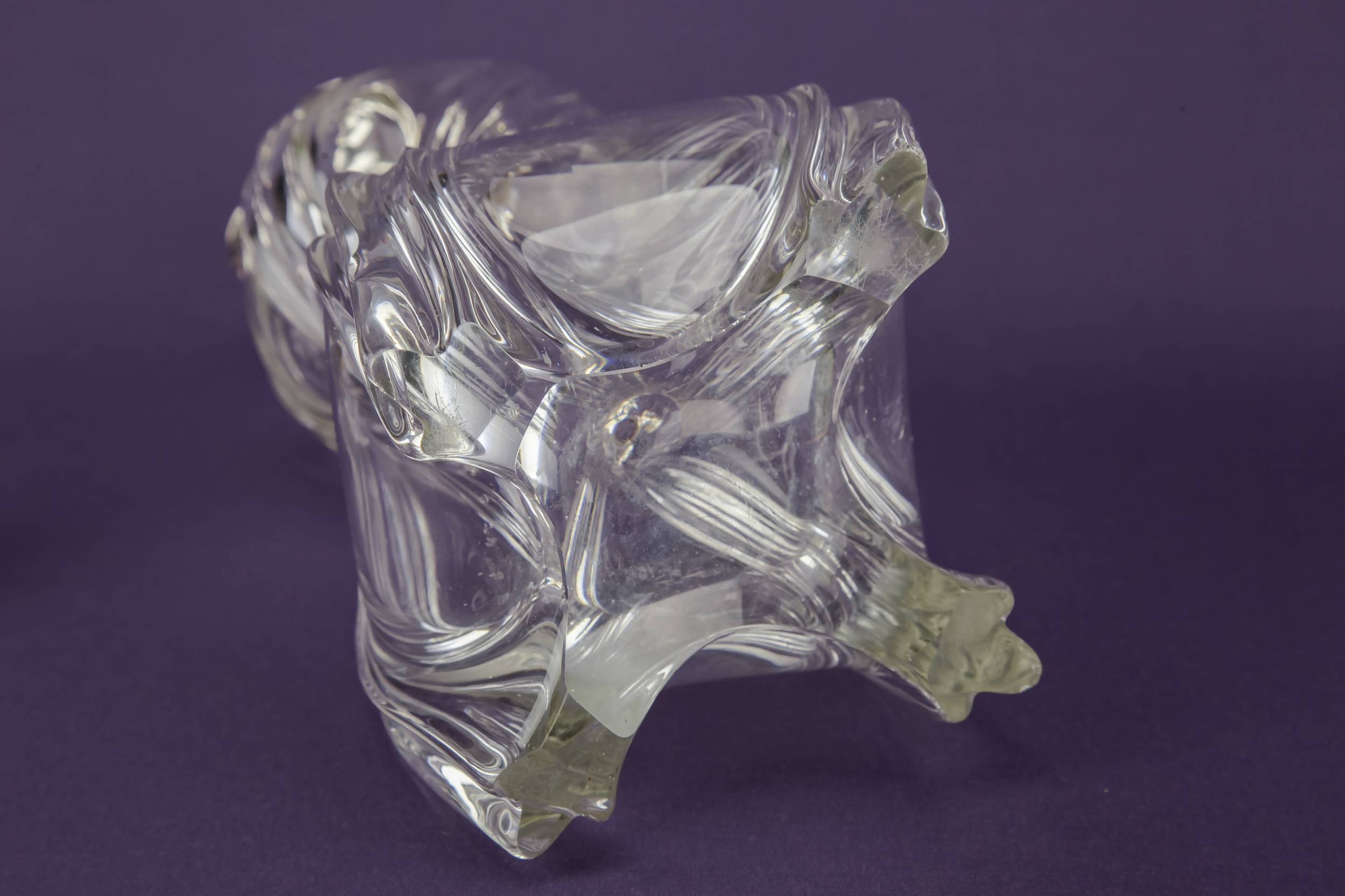 Twisted Hourglass Blown — Art Nouveau decanter 6