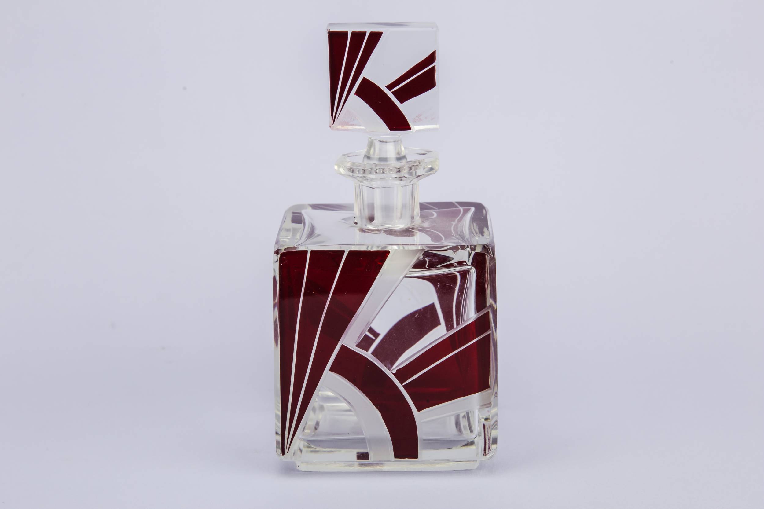 Cut Glass Antique — Cut glass whisky decanter