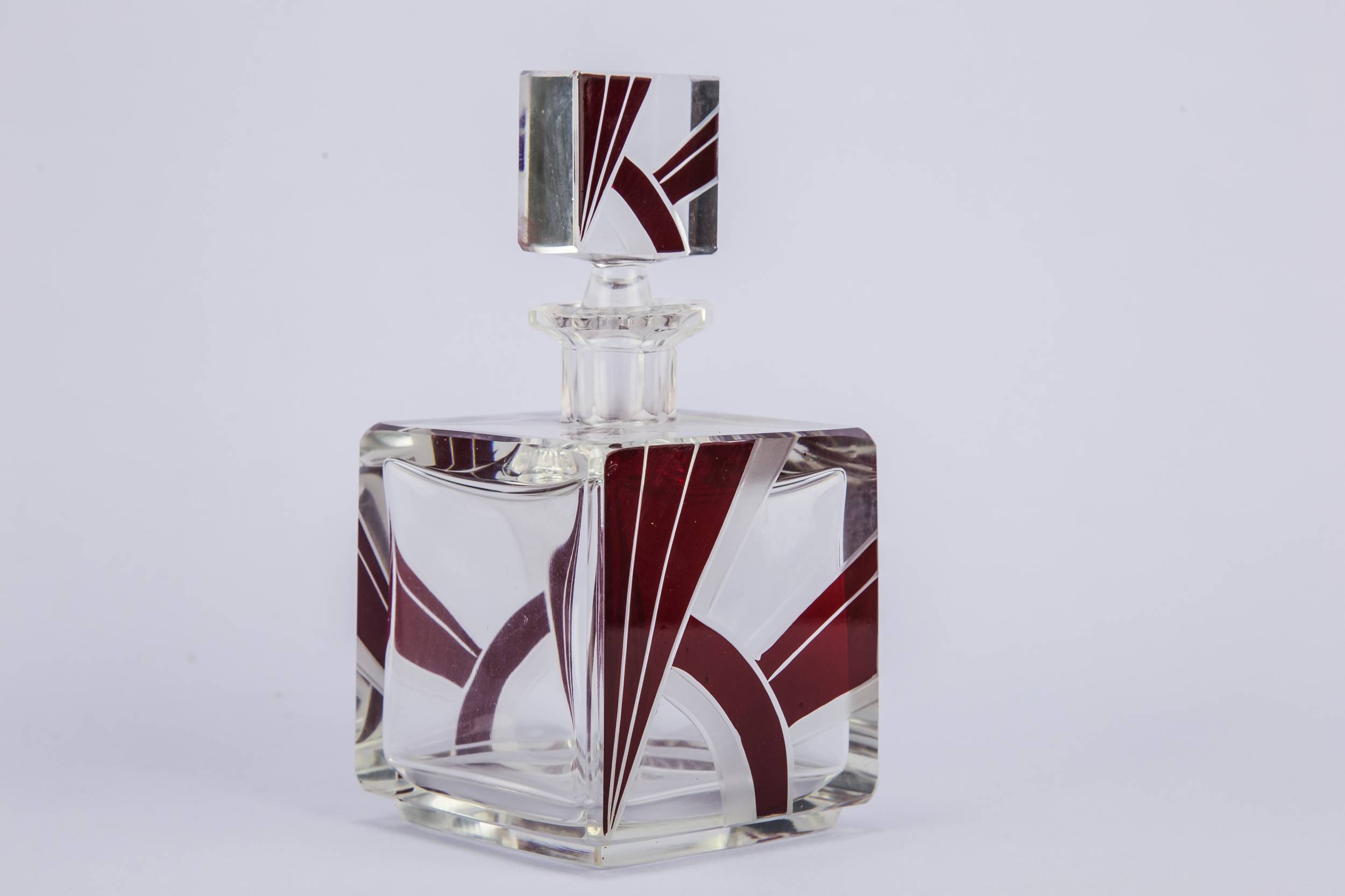 Cut Glass Antique — Cut glass whisky decanter 1