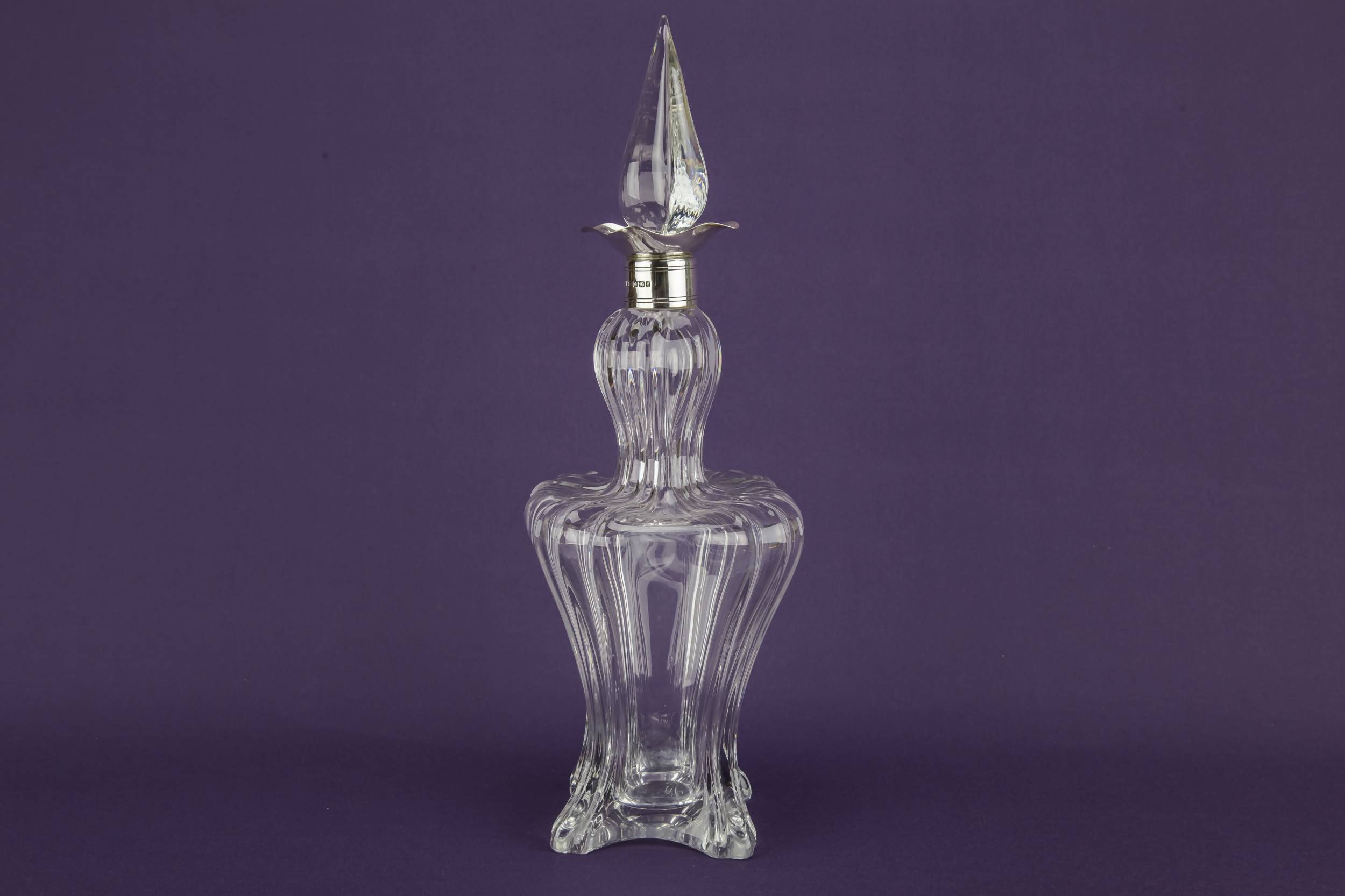 Silver Blown Glass — Dessert wine decanter 1