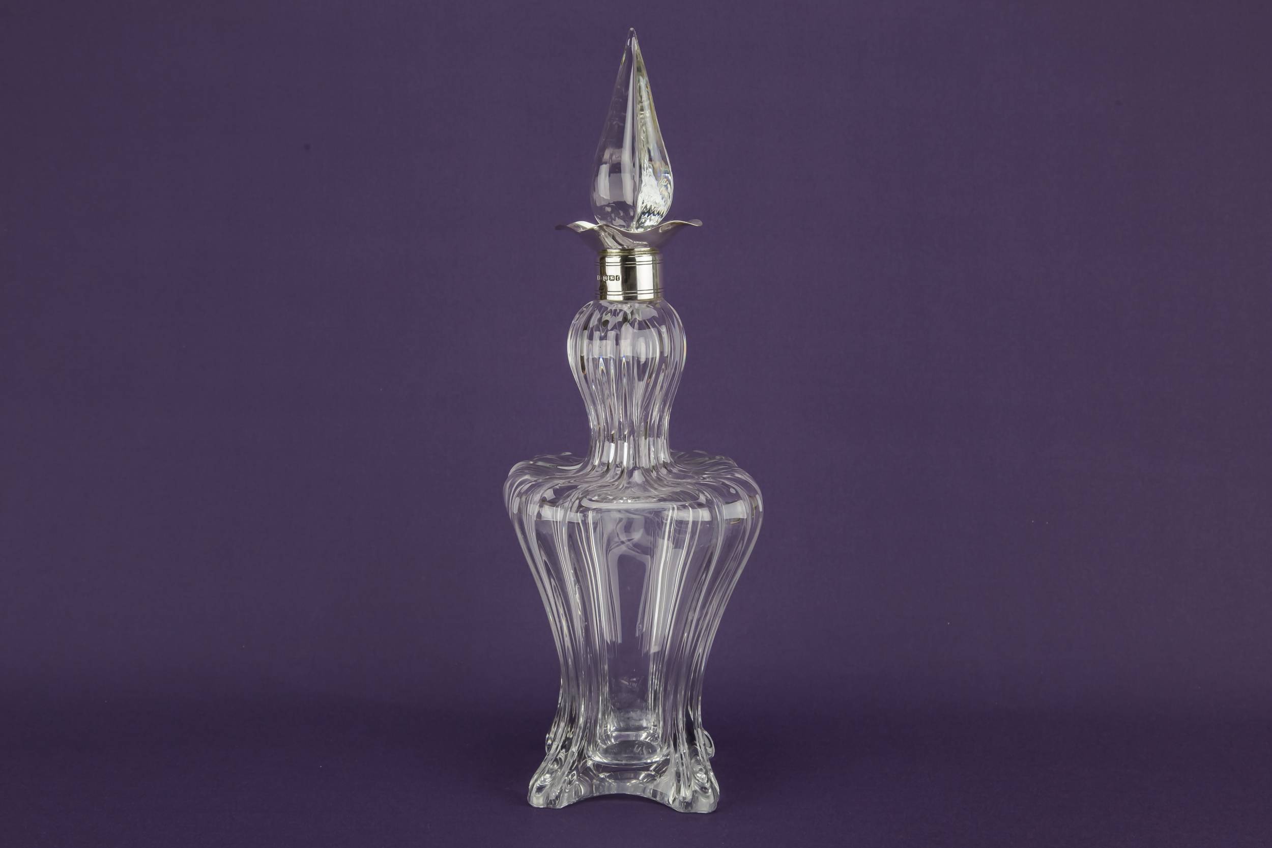 Silver Blown Glass — Dessert wine decanter 3