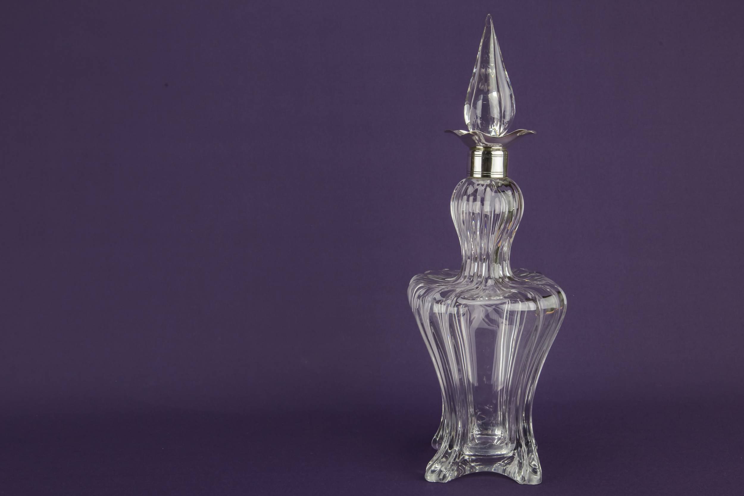 Silver Blown Glass — Dessert wine decanter 4