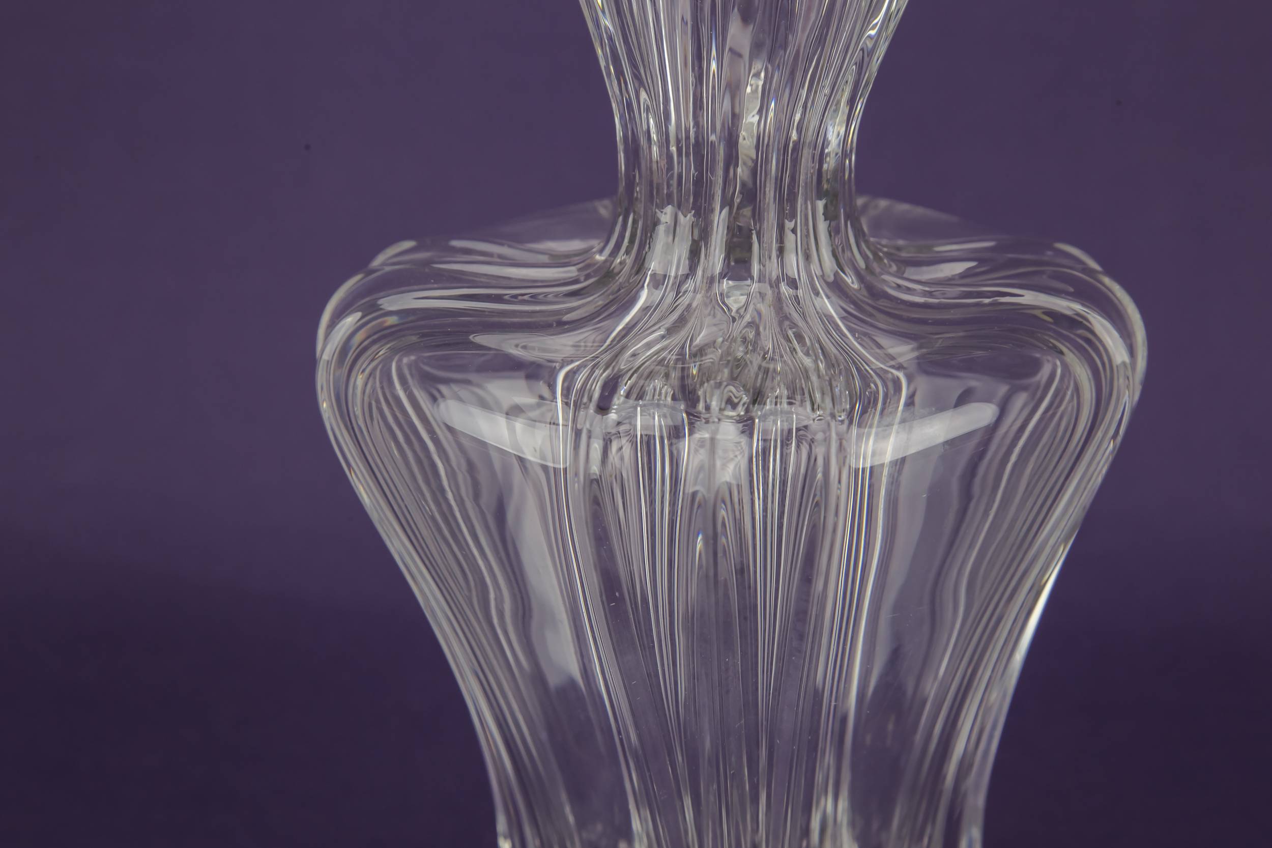 Silver Blown Glass — Dessert wine decanter 6
