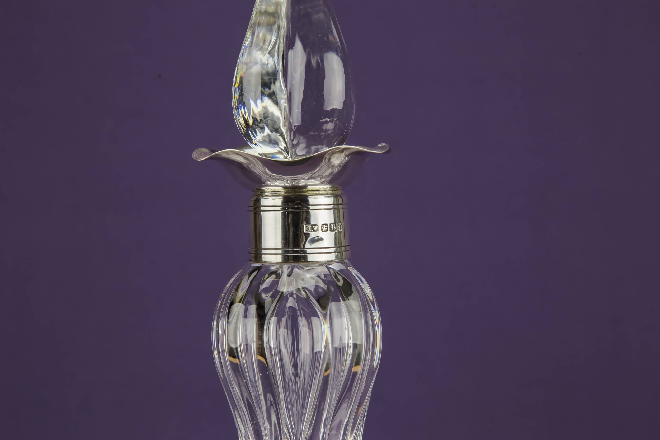 Silver Blown Glass — Dessert wine decanter 5