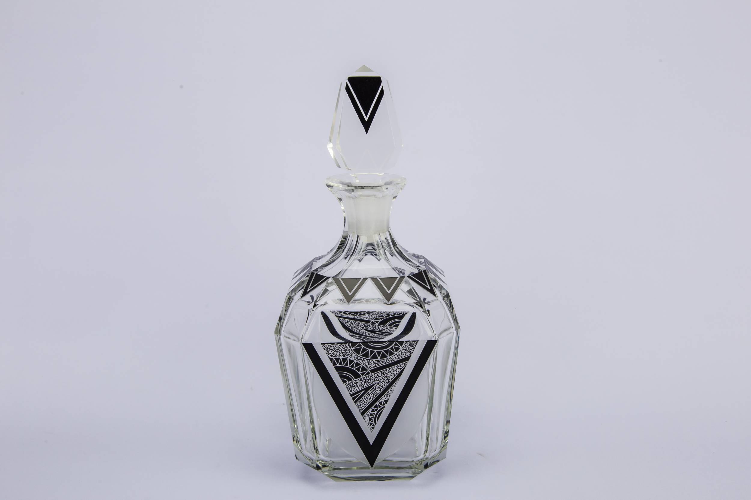 Decanter 6 Glasses — Art Deco decanter set 1