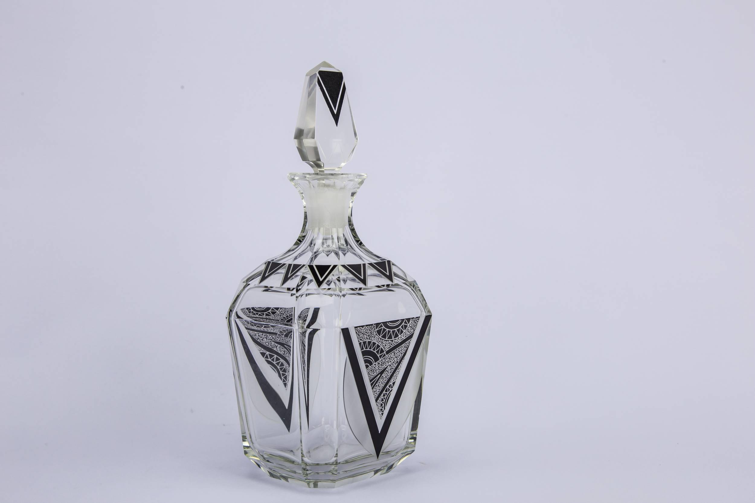 Decanter 6 Glasses — Art Deco decanter set 4