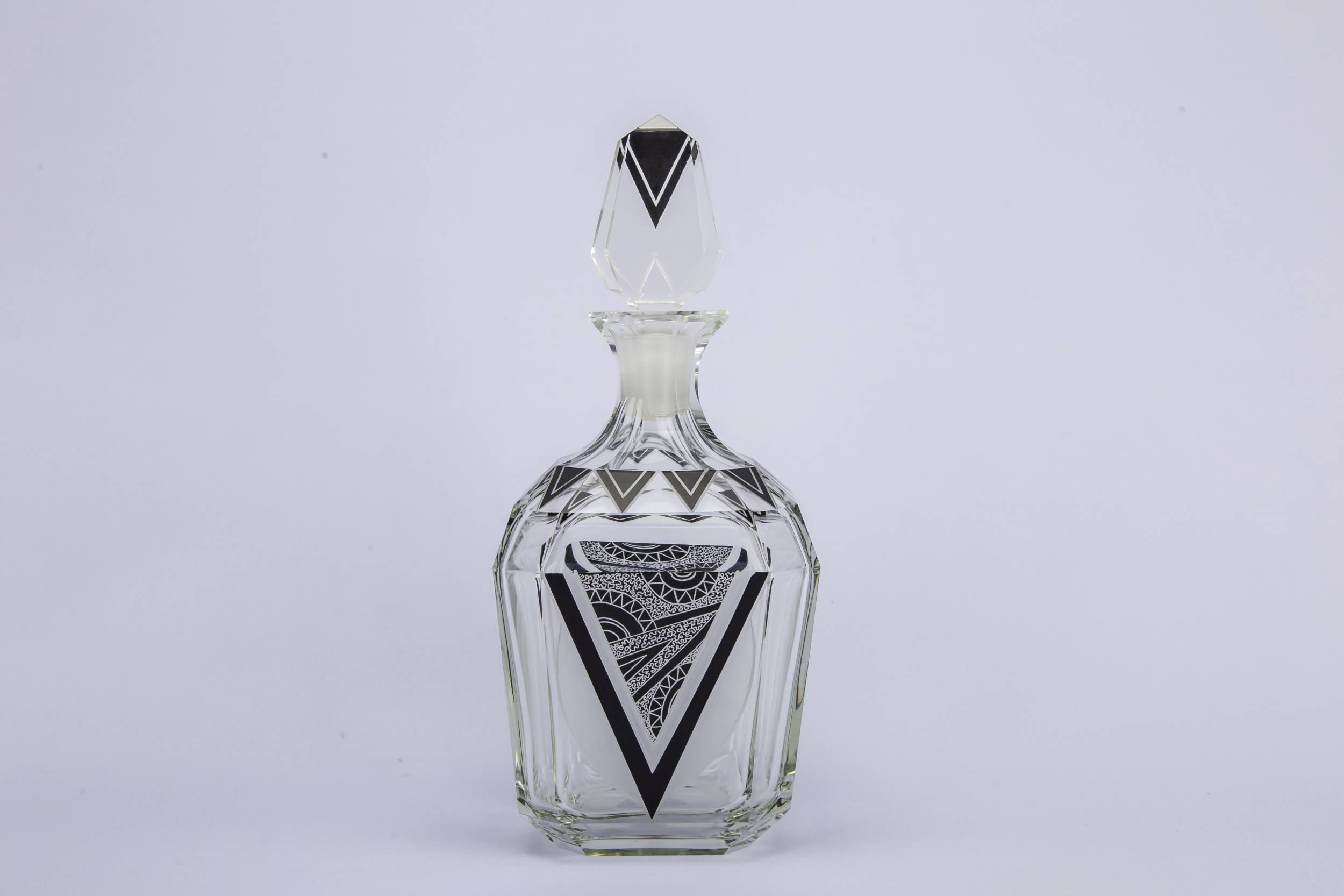 Decanter 6 Glasses — Art Deco decanter set 7